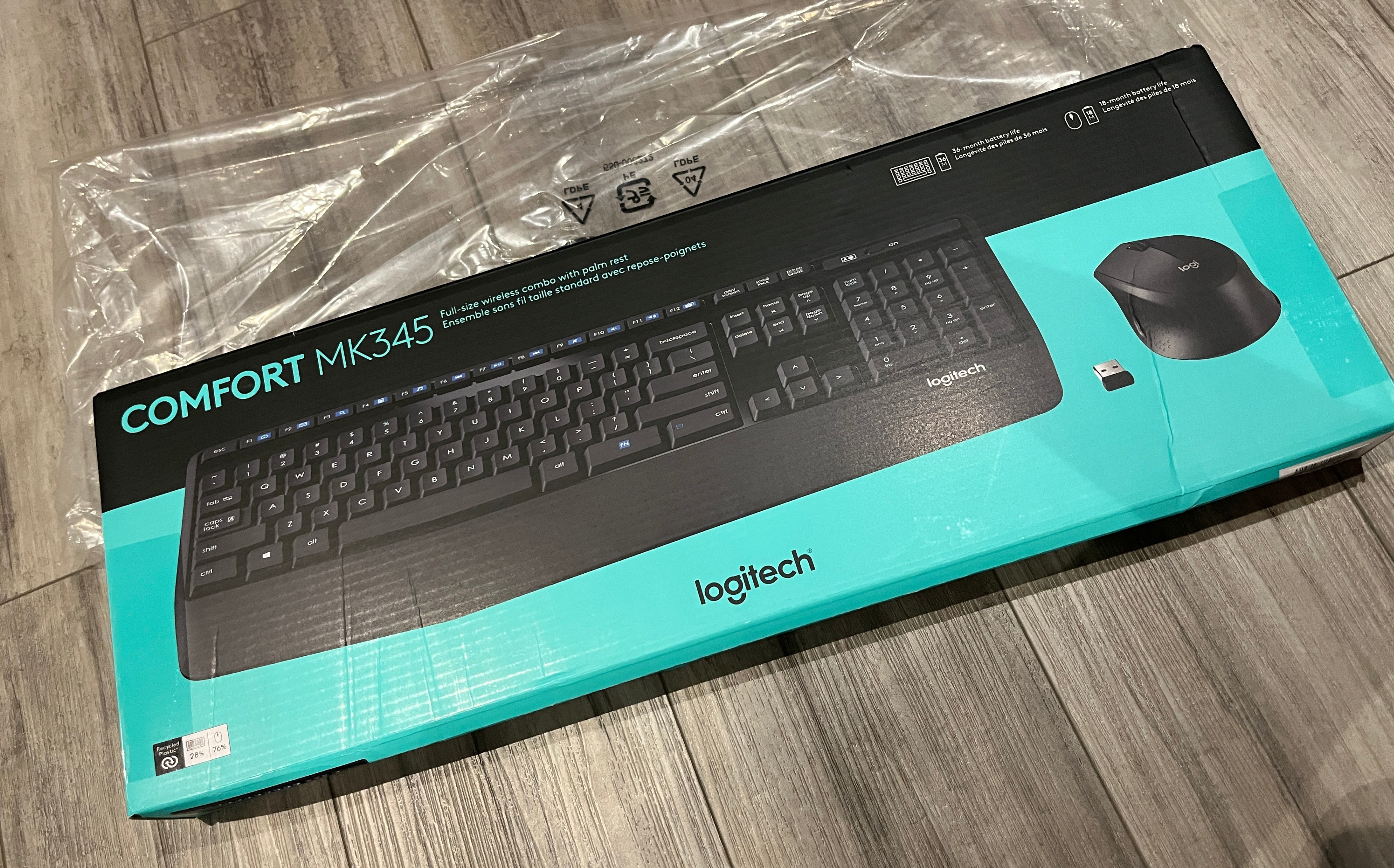 Logitech MK345 Wireless Keyboard & Mouse Combo