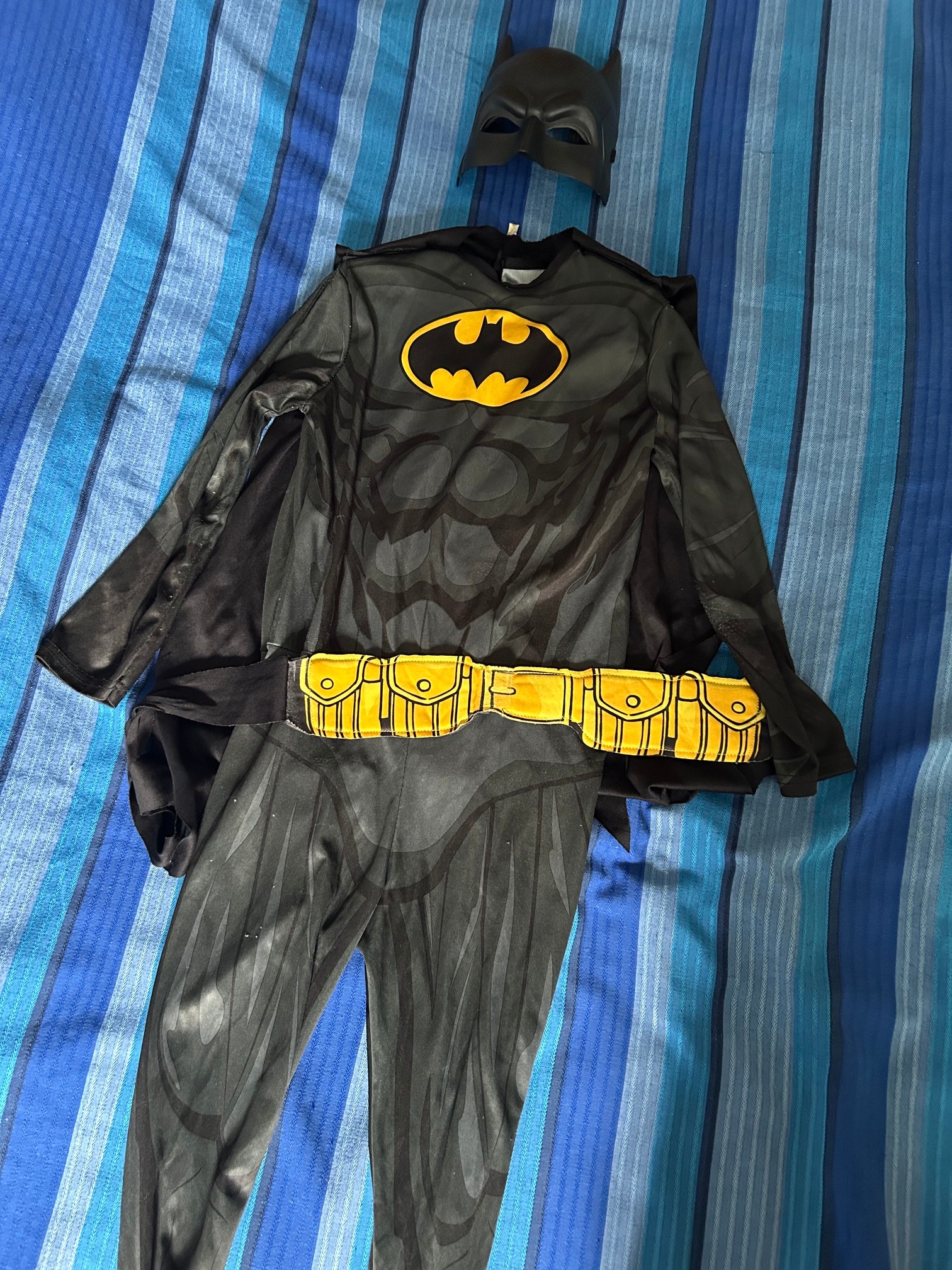 Batman Costume with Mask and Belt