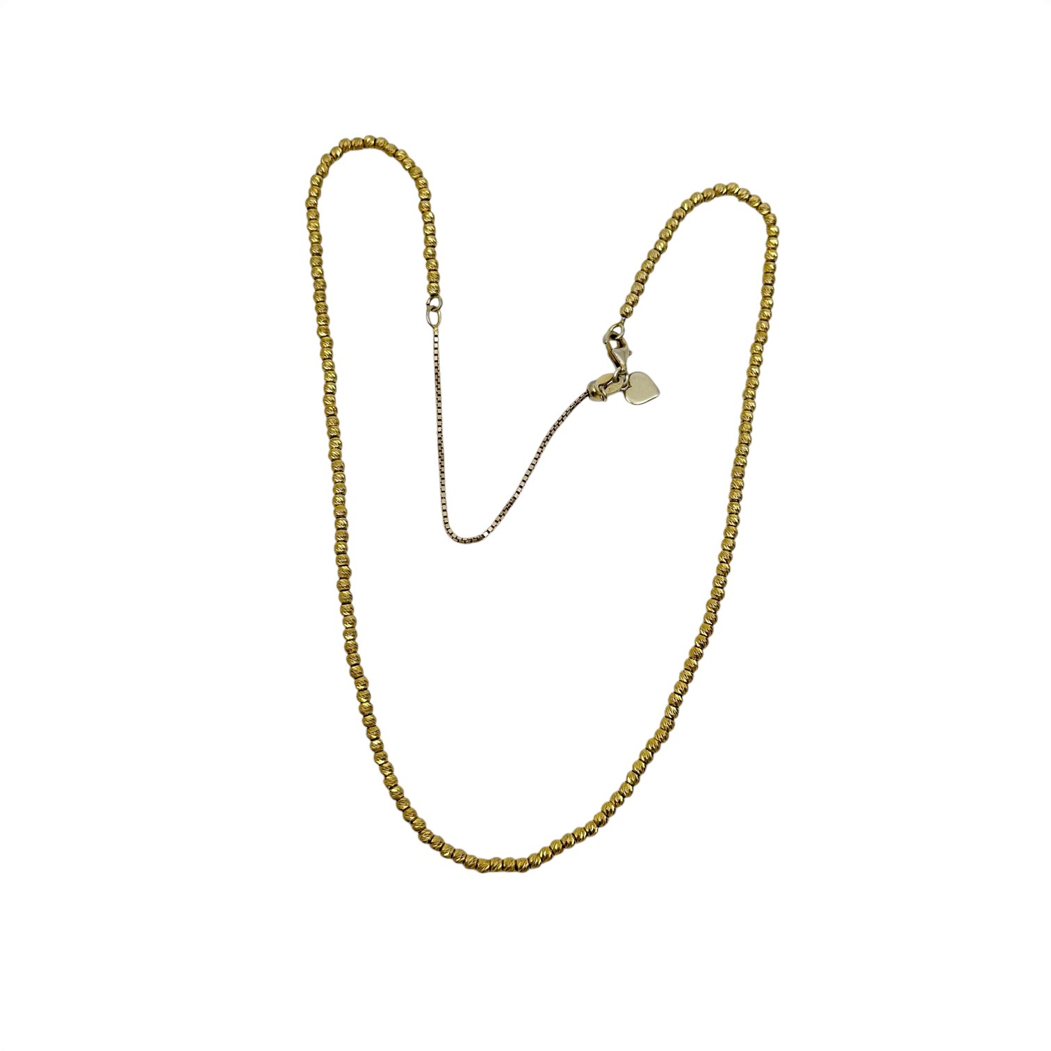 Fas Gold vermeil sterling silver bead necklace - photo 3