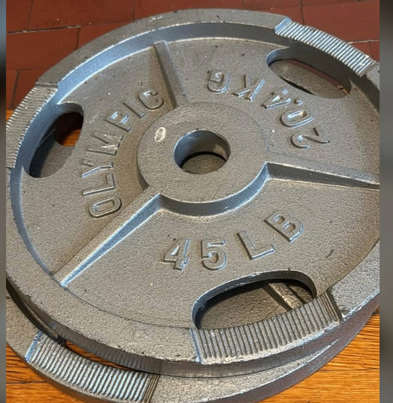 45lb weight plates x 2