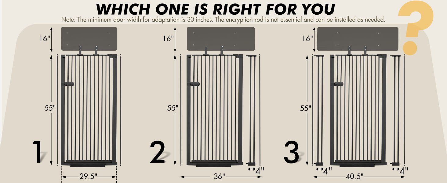 White Snagle Paw 71" Extra Tall Cat Gate with Acrylic Top - photo 2