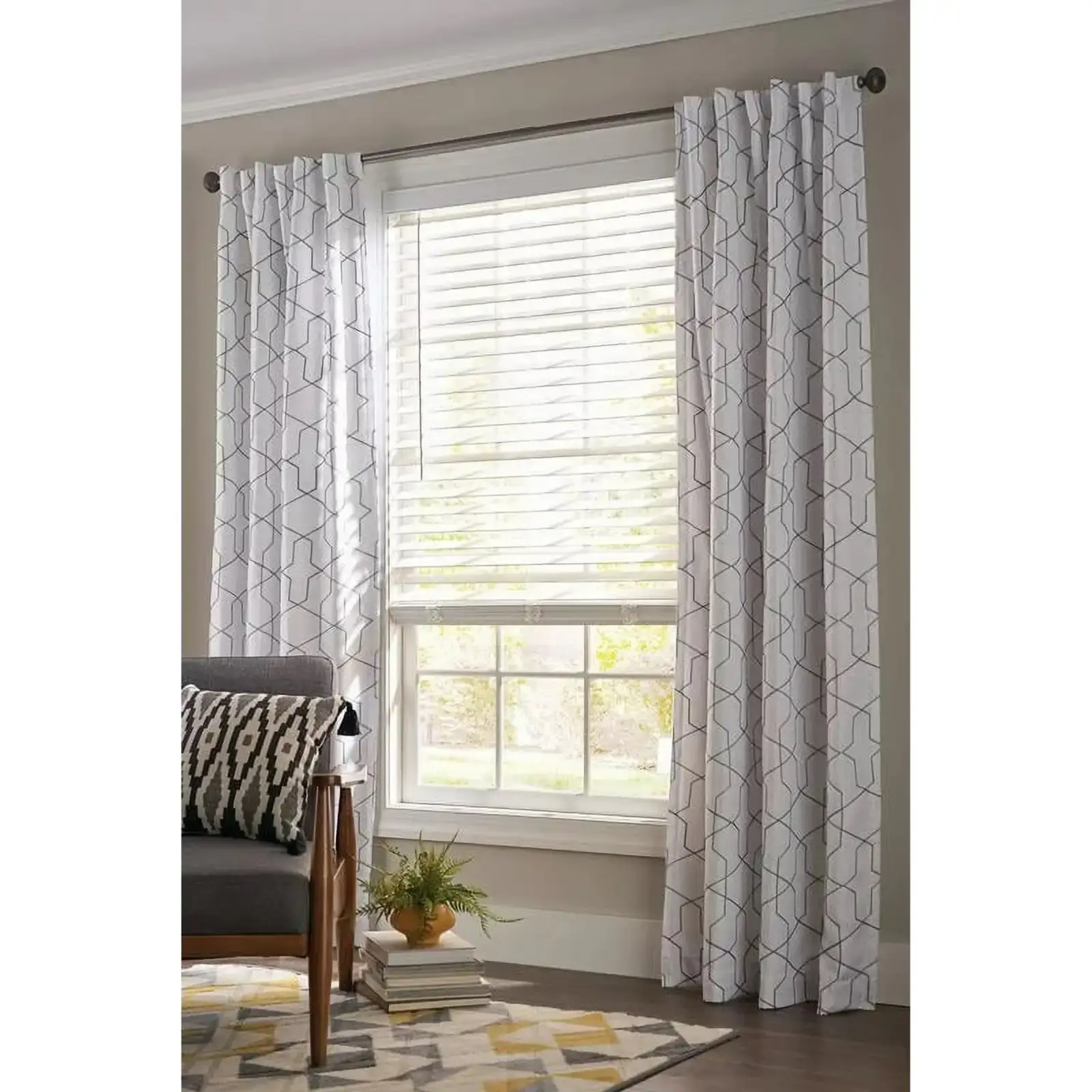Better Homes & Gardens 2 Wood Horizontal Blinds, 47" W x 64" L - photo 4