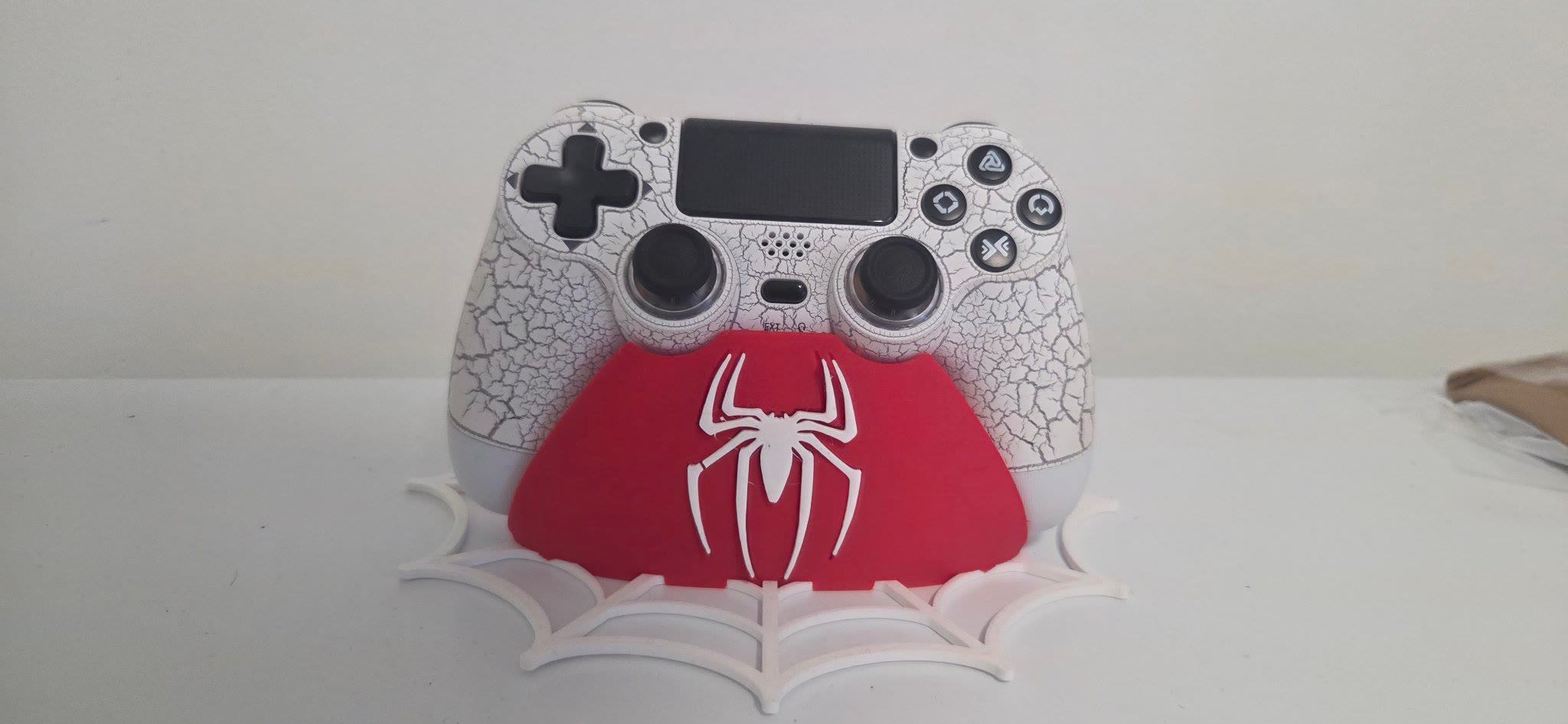 PS4 Controller Stand - Spider-Man Themed 3D Printed Holder - photo 2