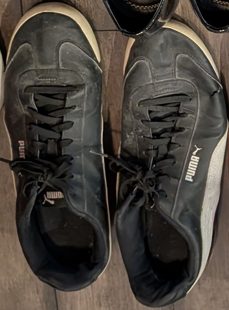 Men's Size 12-13 Black Puma Sneakers