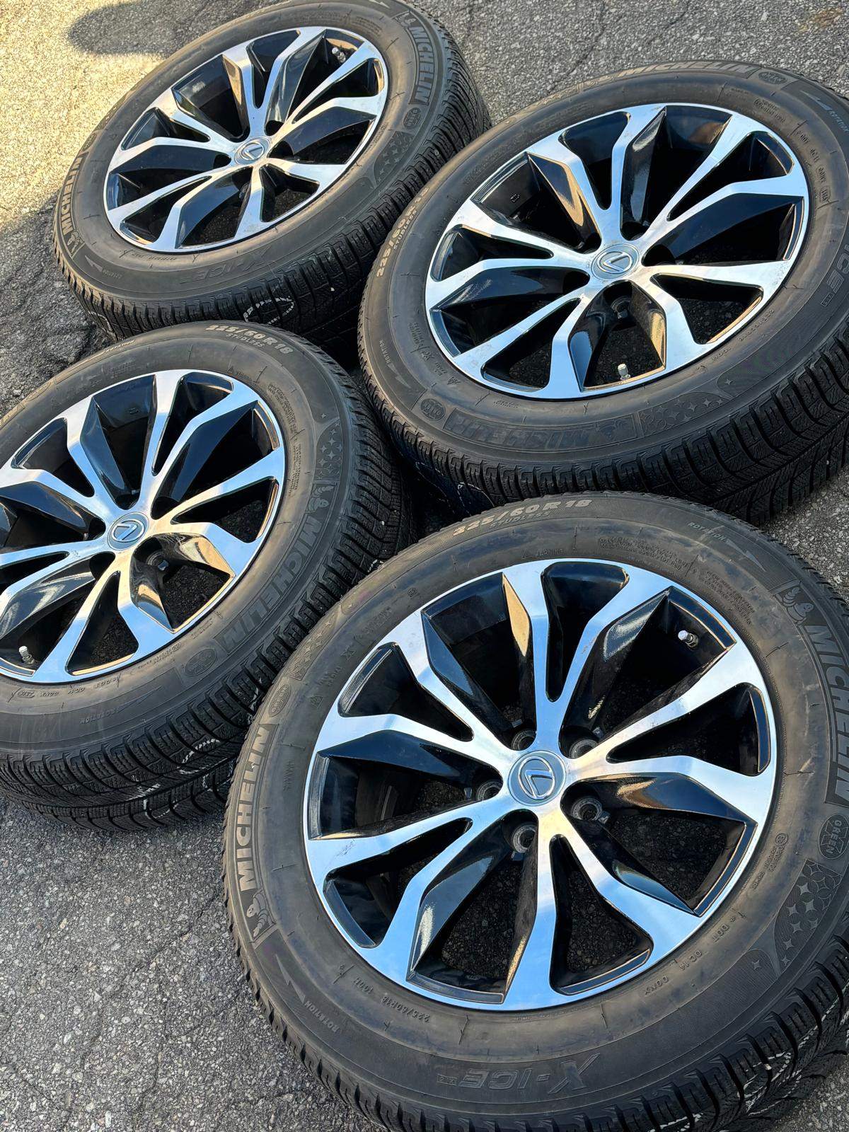 OEM 18"Lexus NX/RAV4/Sienna(5x114)+225/60/R18 Michelin Snows