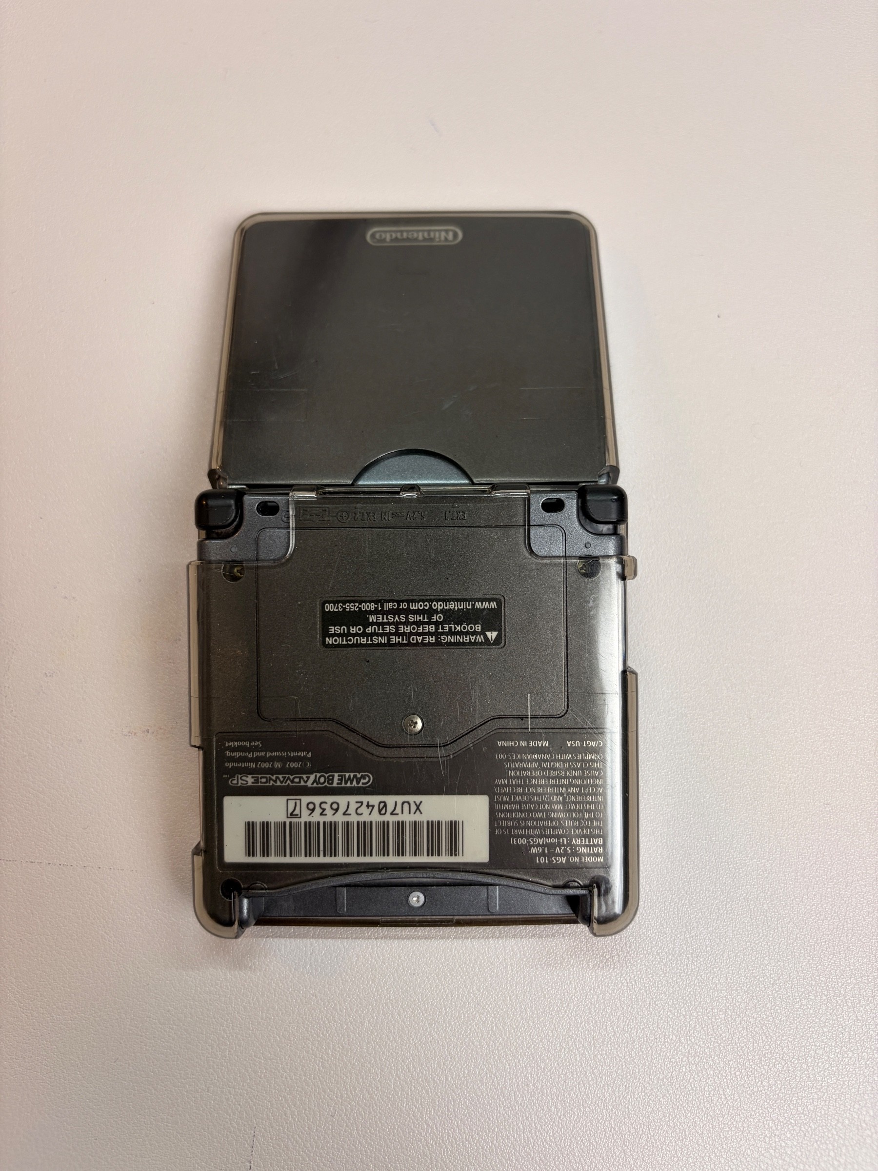 Nintendo Game Boy Advance SP — AGS-101 Backlit, Black - photo 2