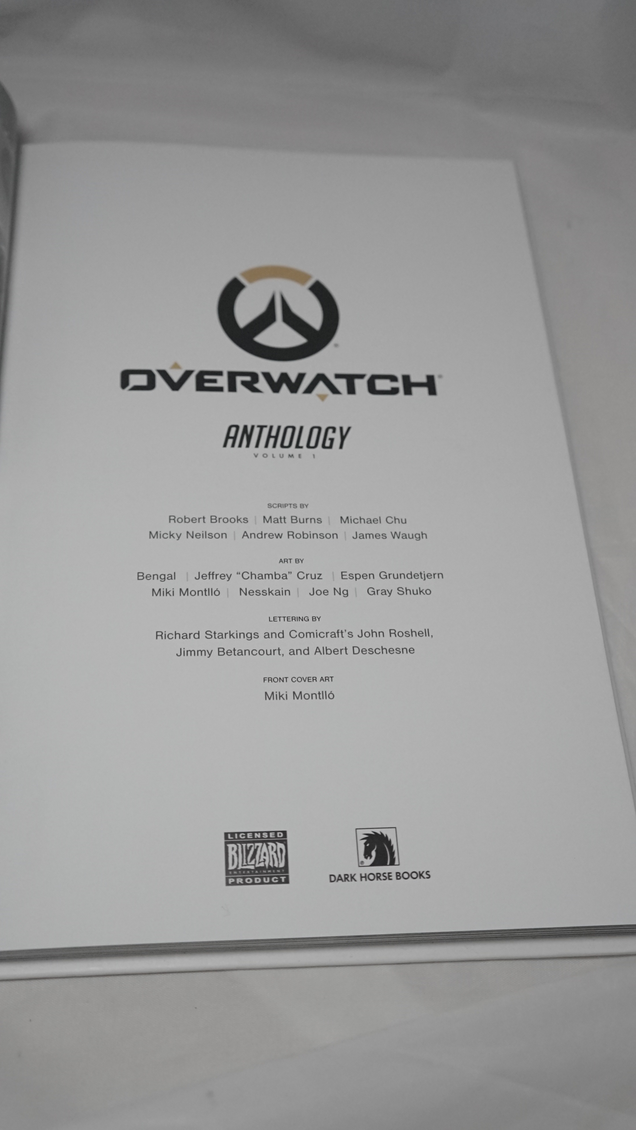 Overwatch Anthology Volume 1 Blizzard Dark Horse Hardcover Comic - photo 3