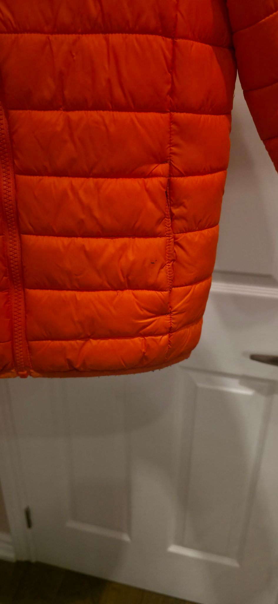Kids George reversible puffer size M/M (7-8), orange/navy - photo 4