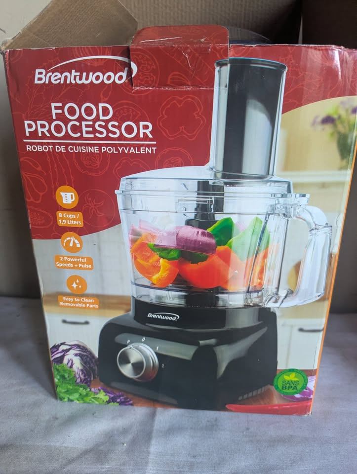 Food Processor, Brentwood 8-Cup 350w, to chop, slice, mix etc - photo 4