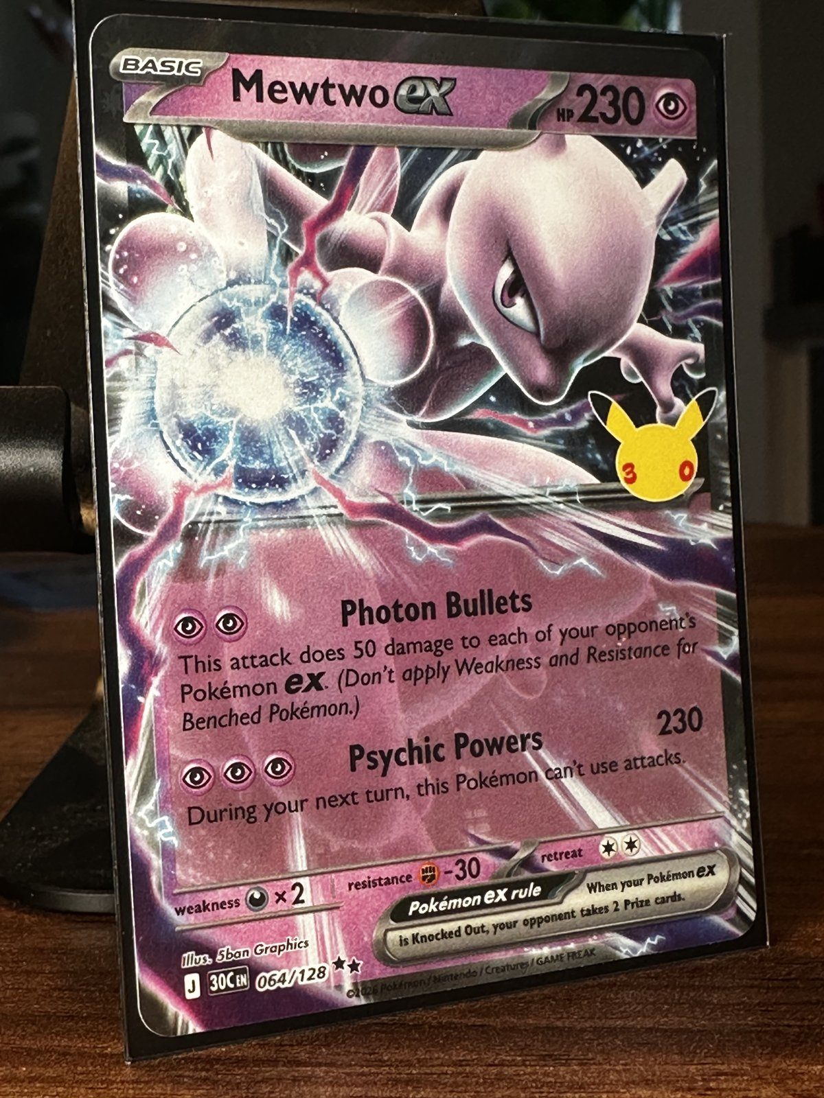 Mewtwo ex 064/128 - Pokemon 30th Celebration