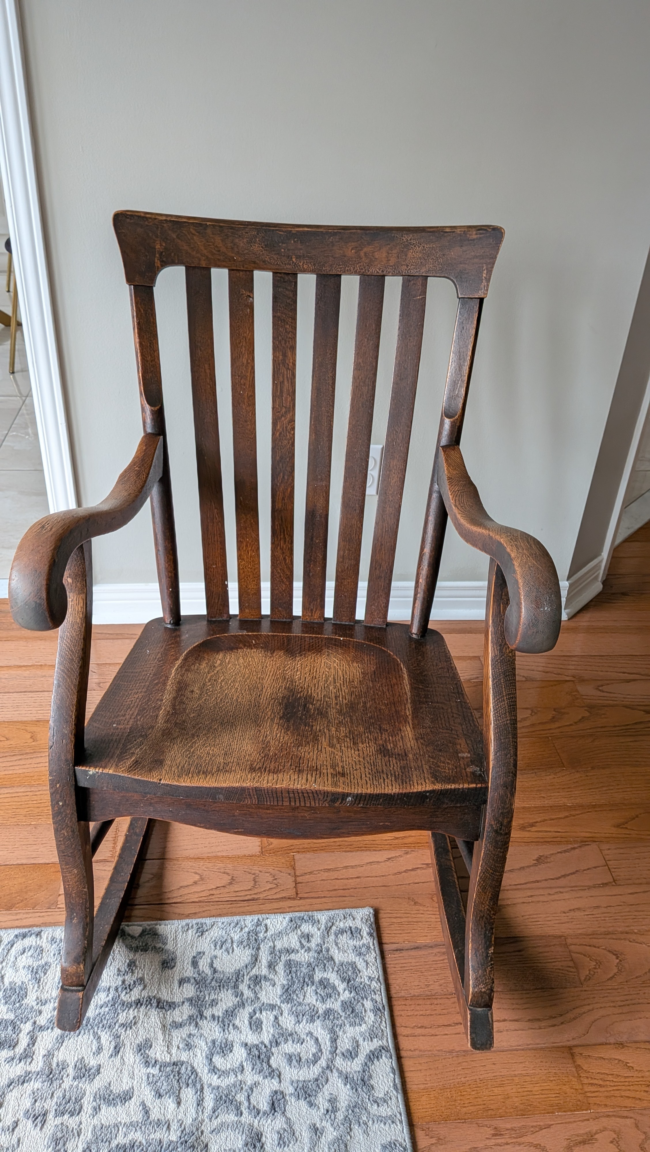 Vintage Solid Wood Rocking Chair – $150 OBO