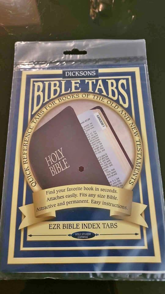 Dickson's Bible index tabs Spanish Catholic