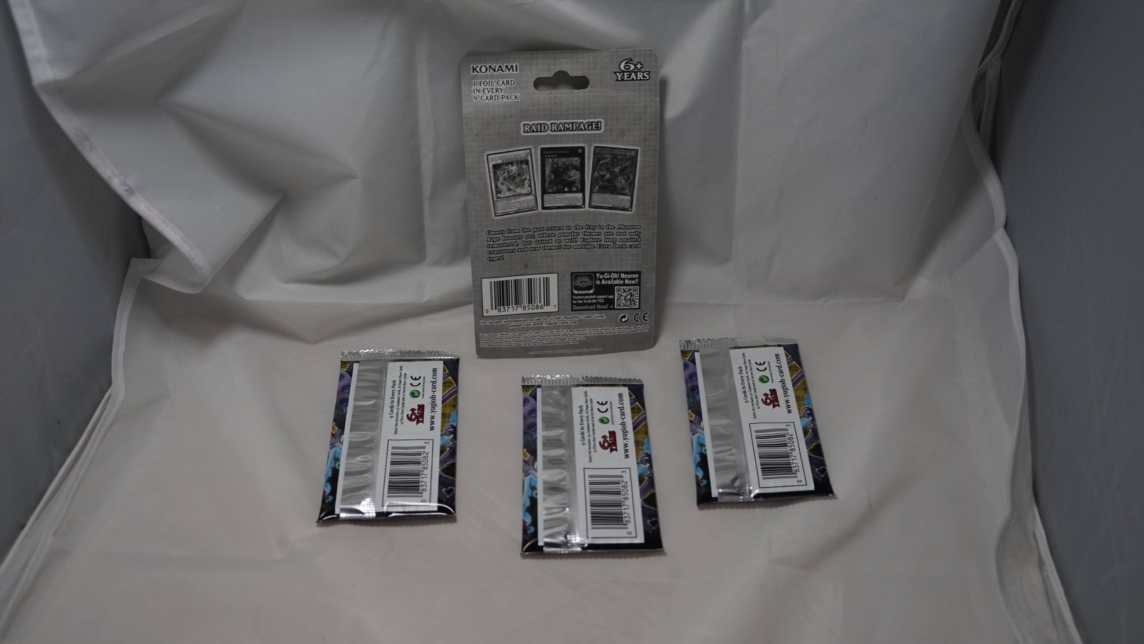 Yu-Gi-Oh Phantom Rage 1st Edition 4 Pack Lot 1 Blister + 3 Loose - photo 2