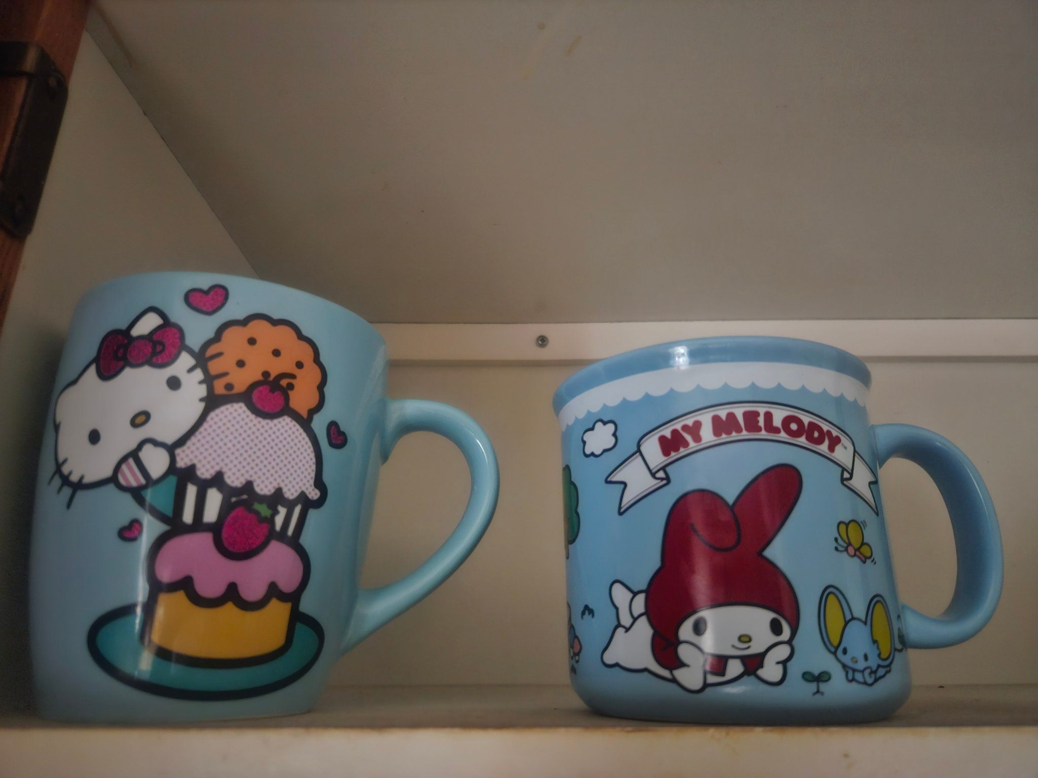 Hello Kitty & My Melody Mugs - Light Blue Set of 2 - photo 2