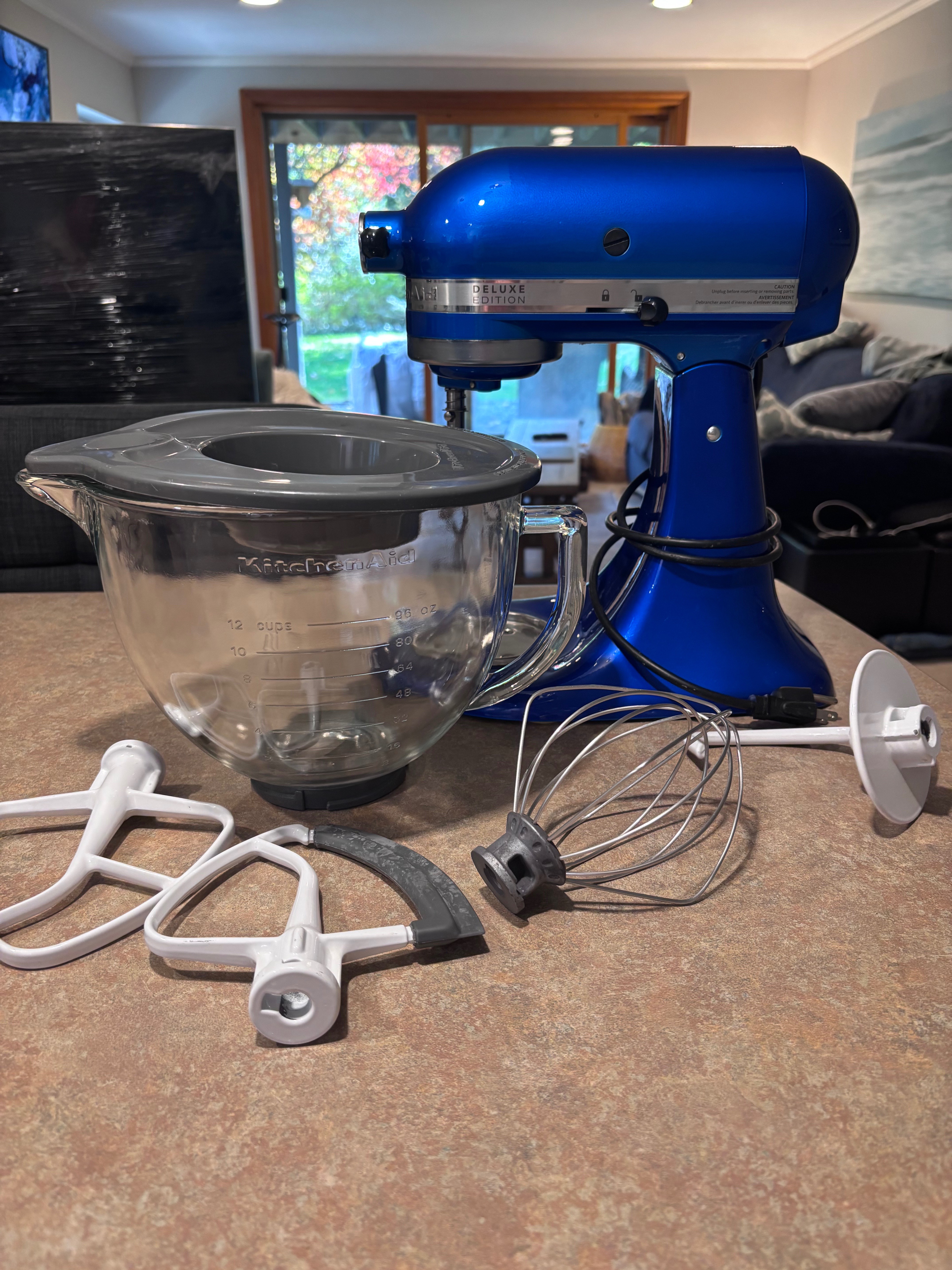 KitchenAid Deluxe Stand Mixer – Blue 💙 - photo 2