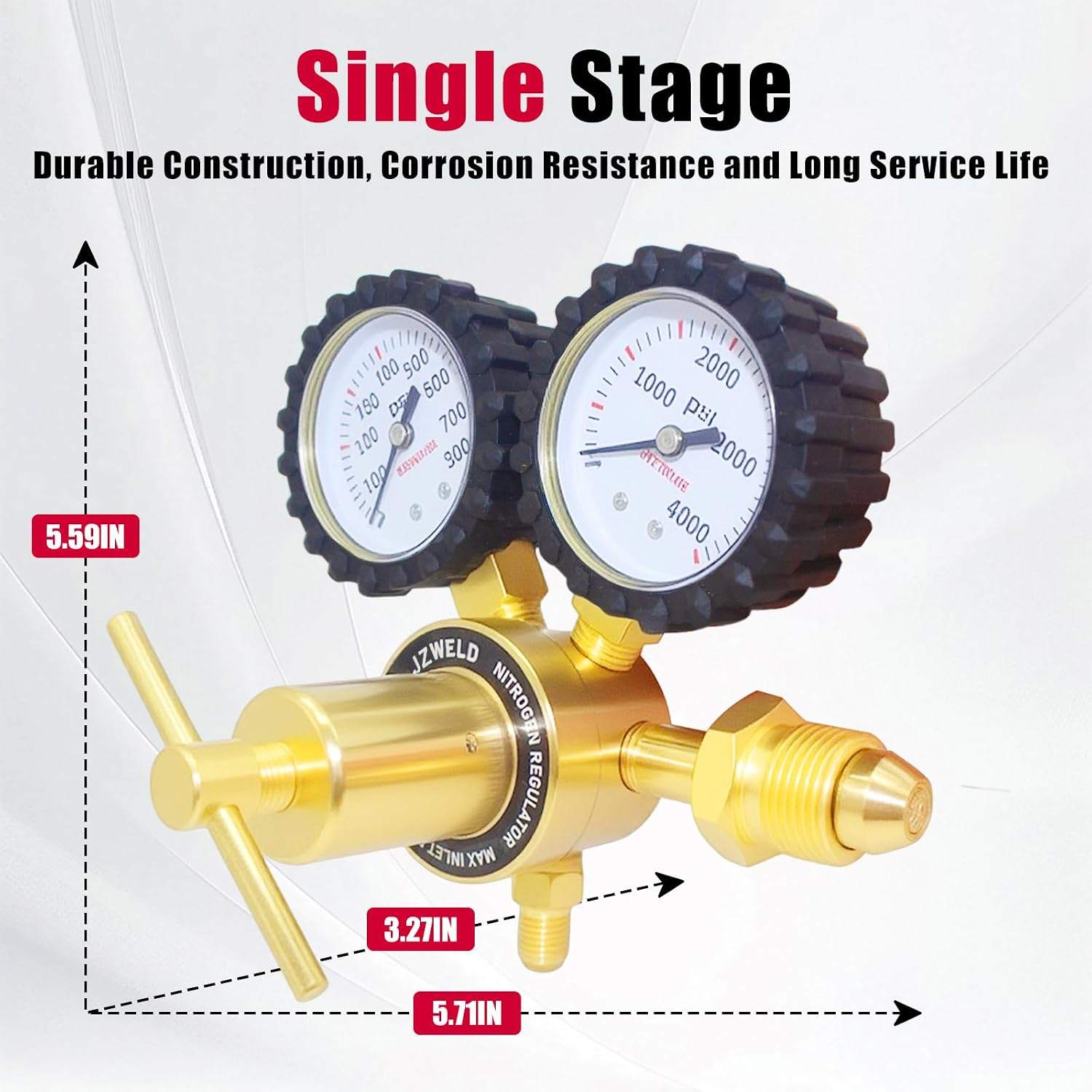 Nitrogen Regulator with 60" Hose for HVA - photo 2