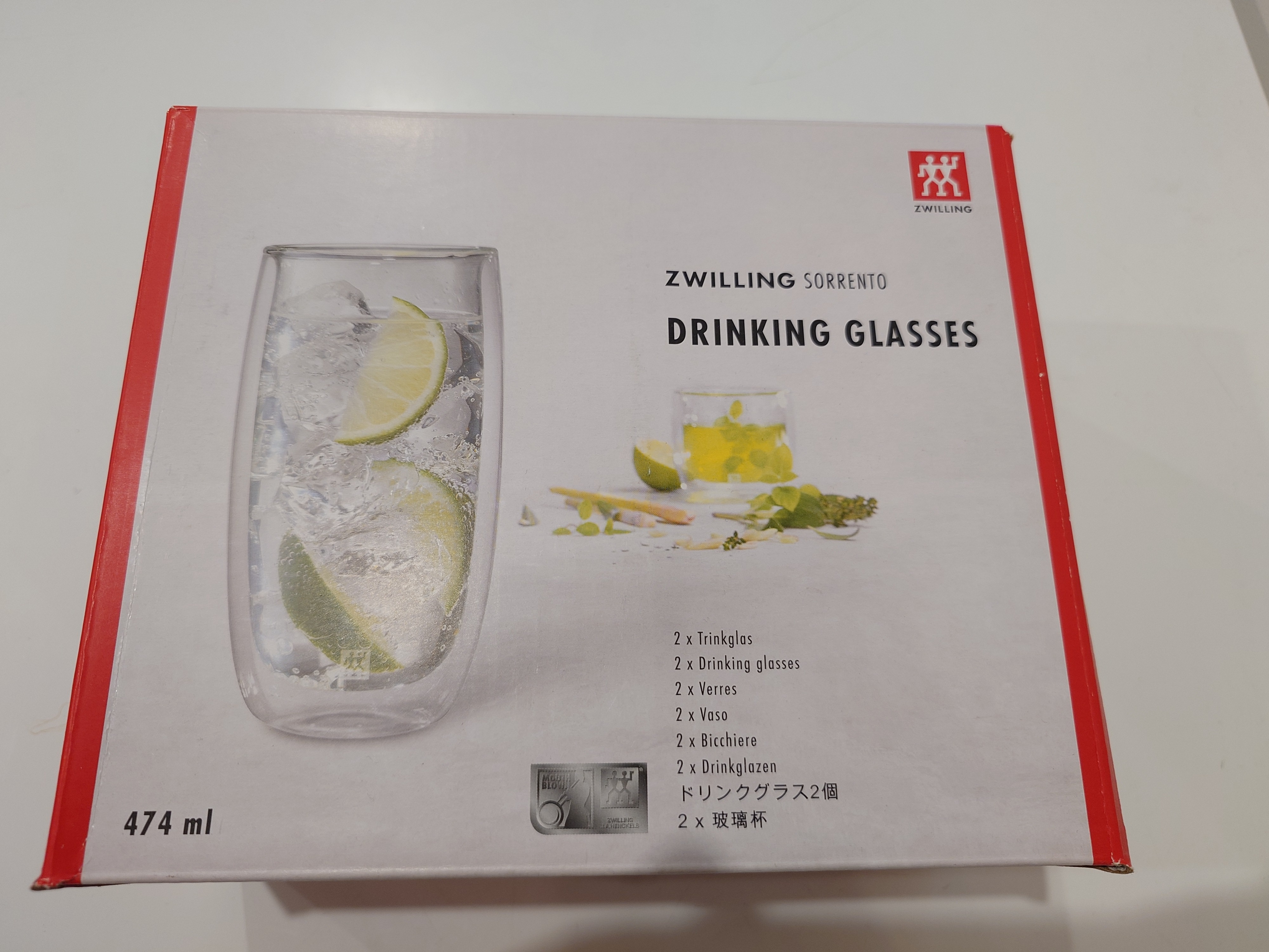 Drinking glasses, 350ml, set of 2, Zwilling Sorrento