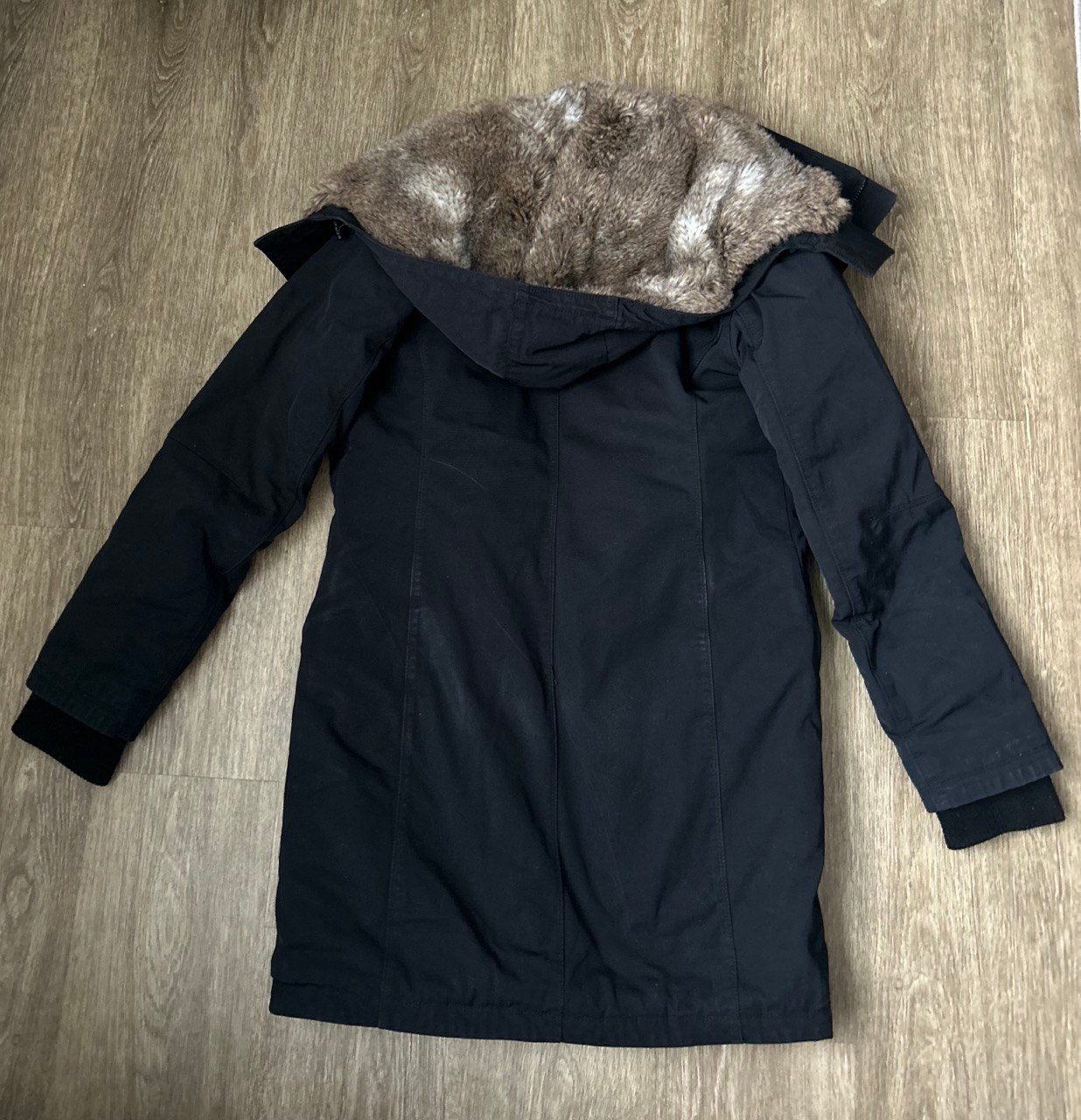 Aritzia Babaton Black Parka Jacket Size S - photo 3