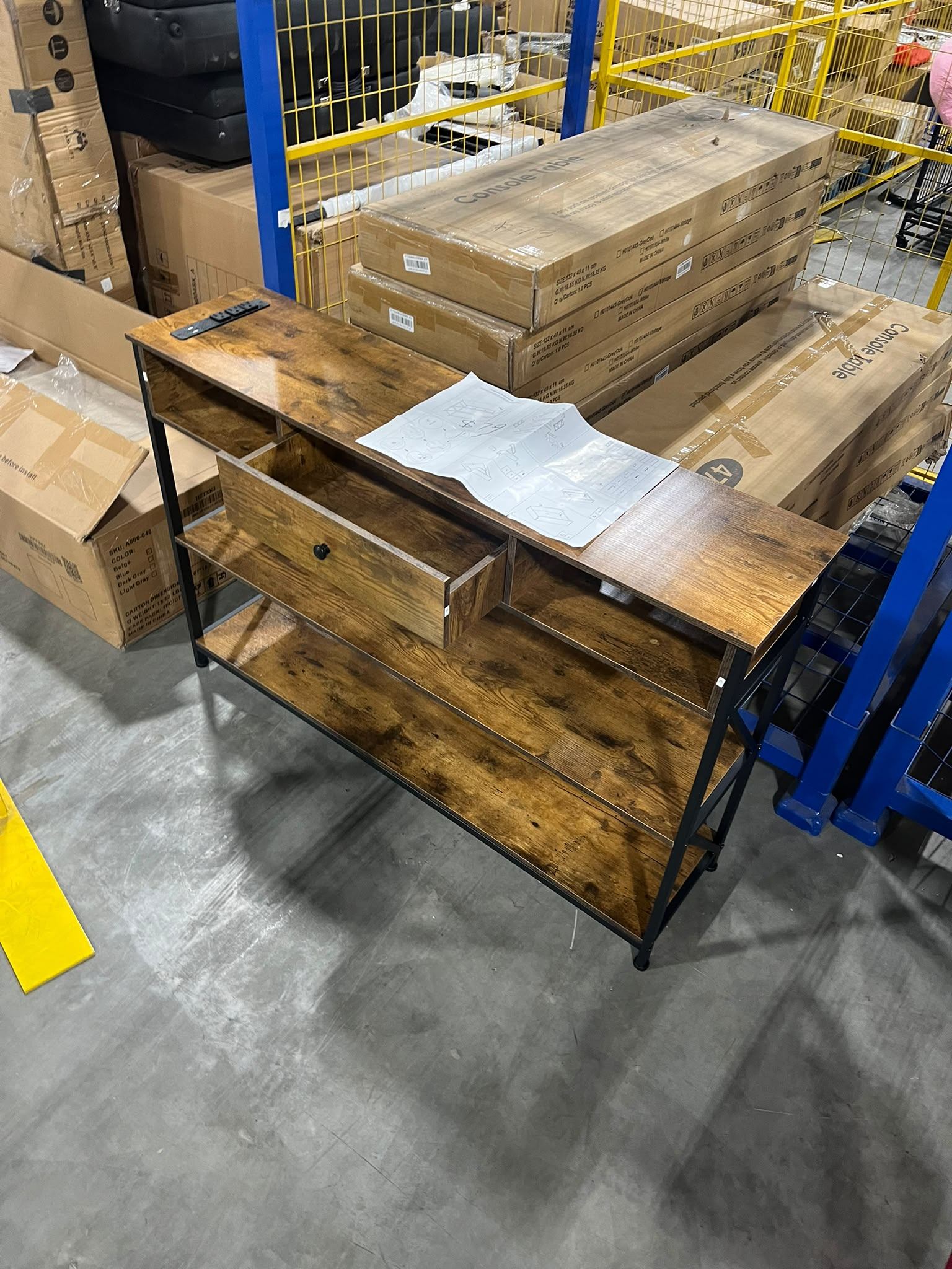 Rustic Console Table $79 🛋️ Brand New – Entryway Table - photo 4