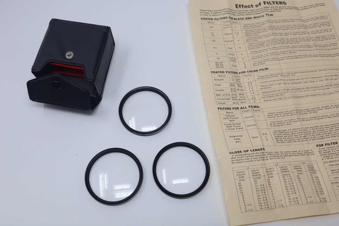 Vintage GECO 52mm Close-Up Filter Set + Case