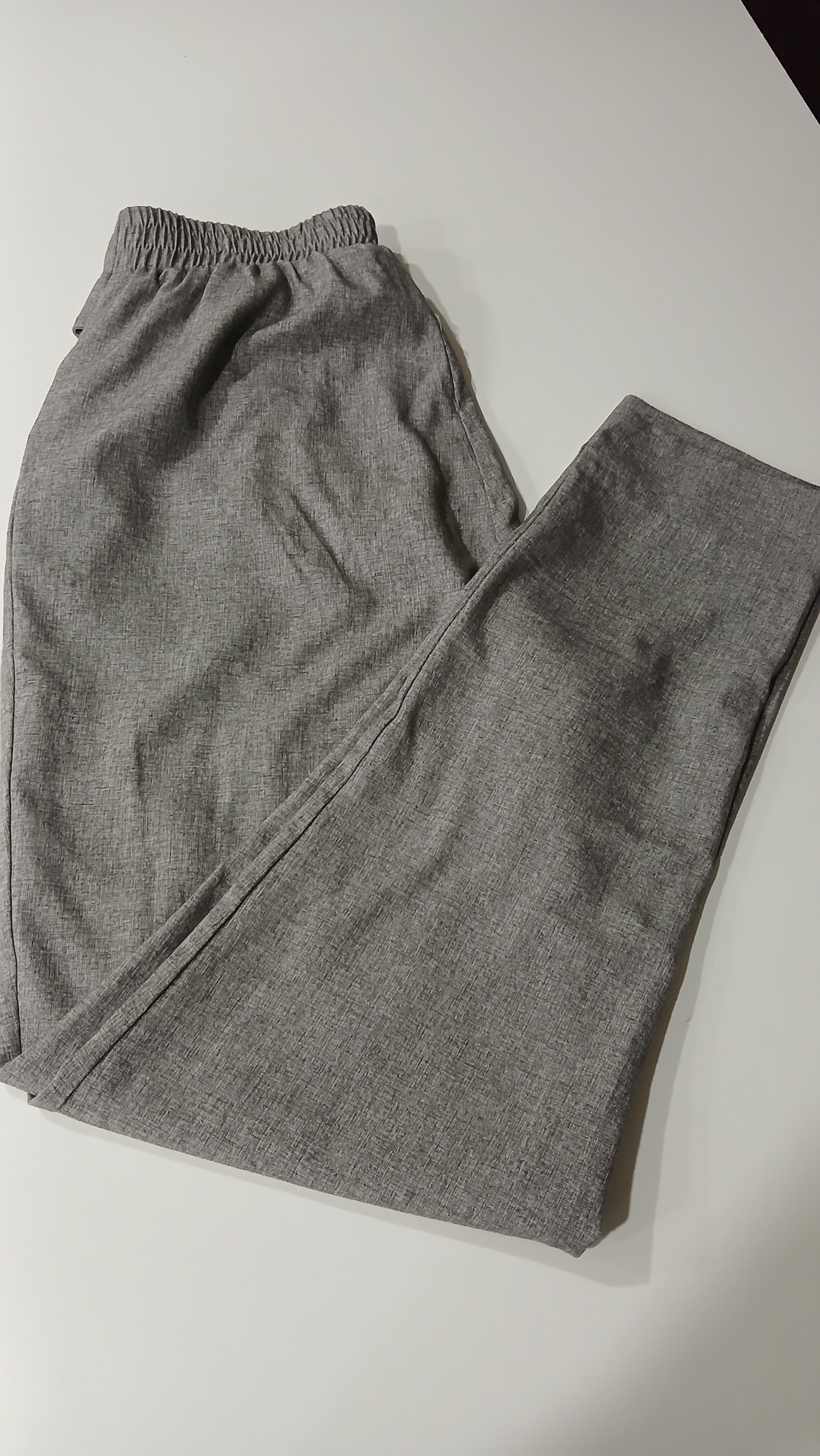 Streetwear Society Grey tie-waist trousers,Medium - photo 5