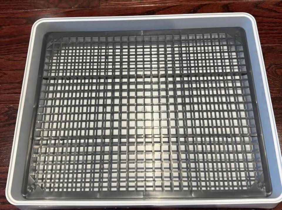 Large 22x18 Litter Tray with Sifting Grid & High Edges (New) - photo 3