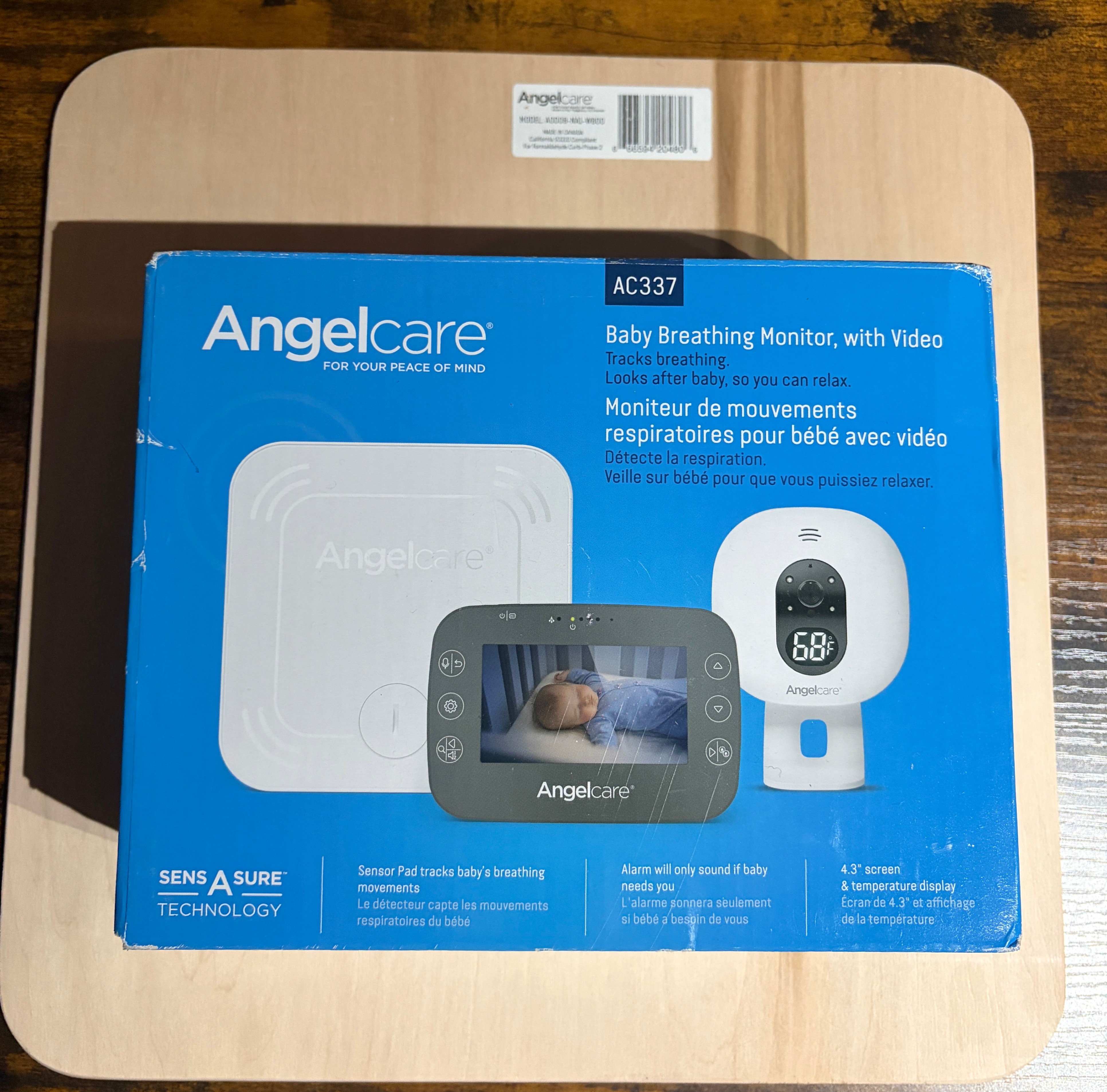 Angelcare AC337 Baby Breathing Monitor with Video - photo 2