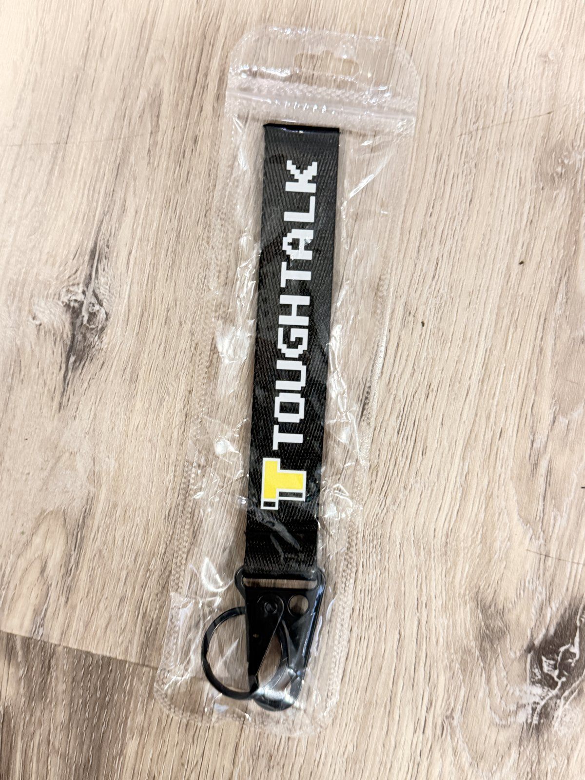 ToughTalk Lanyard Keychain – Black, New in Bag - photo 2