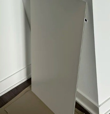 IKEA NORDLI Glass top, frosted white, 80×47 cm - photo 3