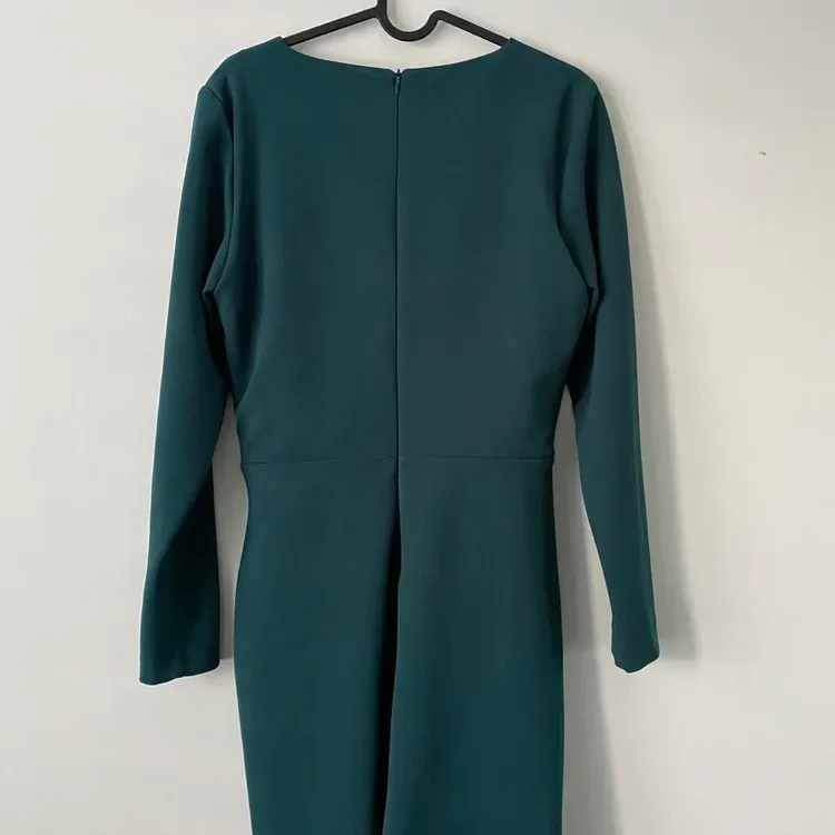 Zara Emerald Green Wrap Mini Dress – New, Size L - photo 4