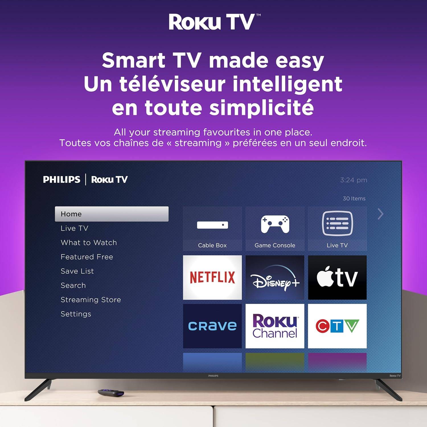 Philips Roku TV 43" FHD 1080p 4000 Series LED-LCD Smart TV - photo 4