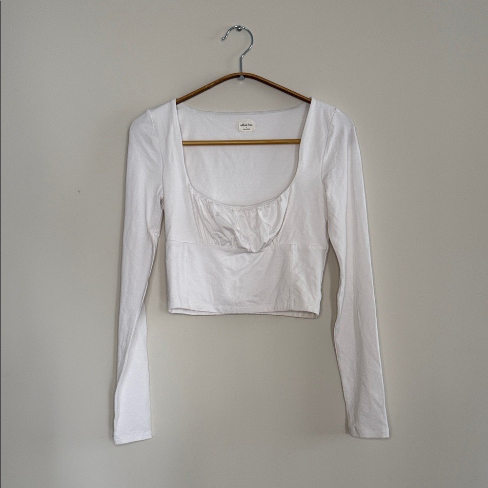 Wilfred Elegant White Long Sleeve Tee Orbit Long Sleeve