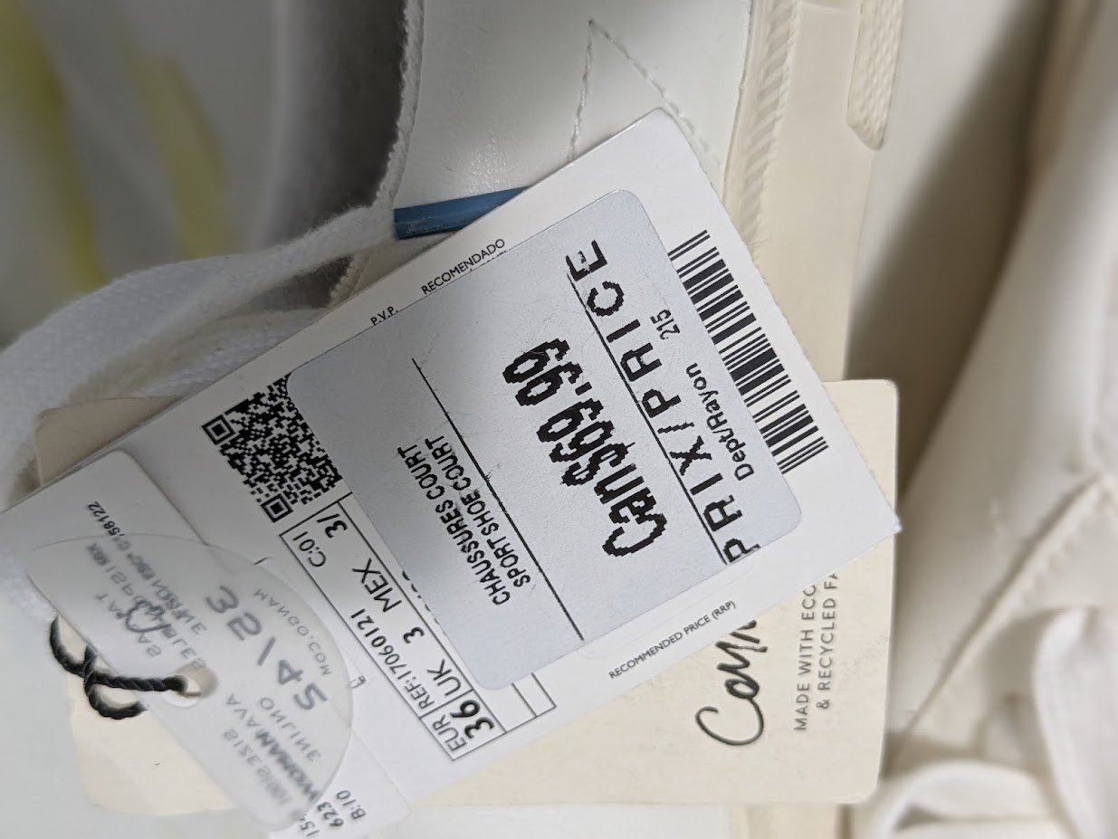 Brand new MNG F21 623 woman shoes sport shoe white court