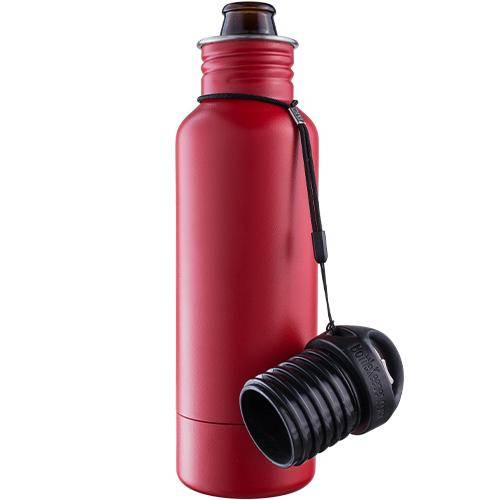 BottleKeeper Standard 2.0 Beer Bottle Insulator - Red - photo 2