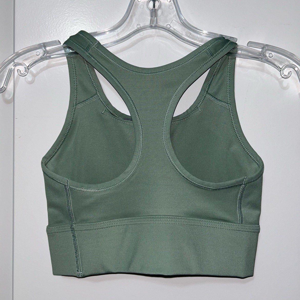 Nike Sports Bra – Sage Green, Size XS, Used Like New - photo 3