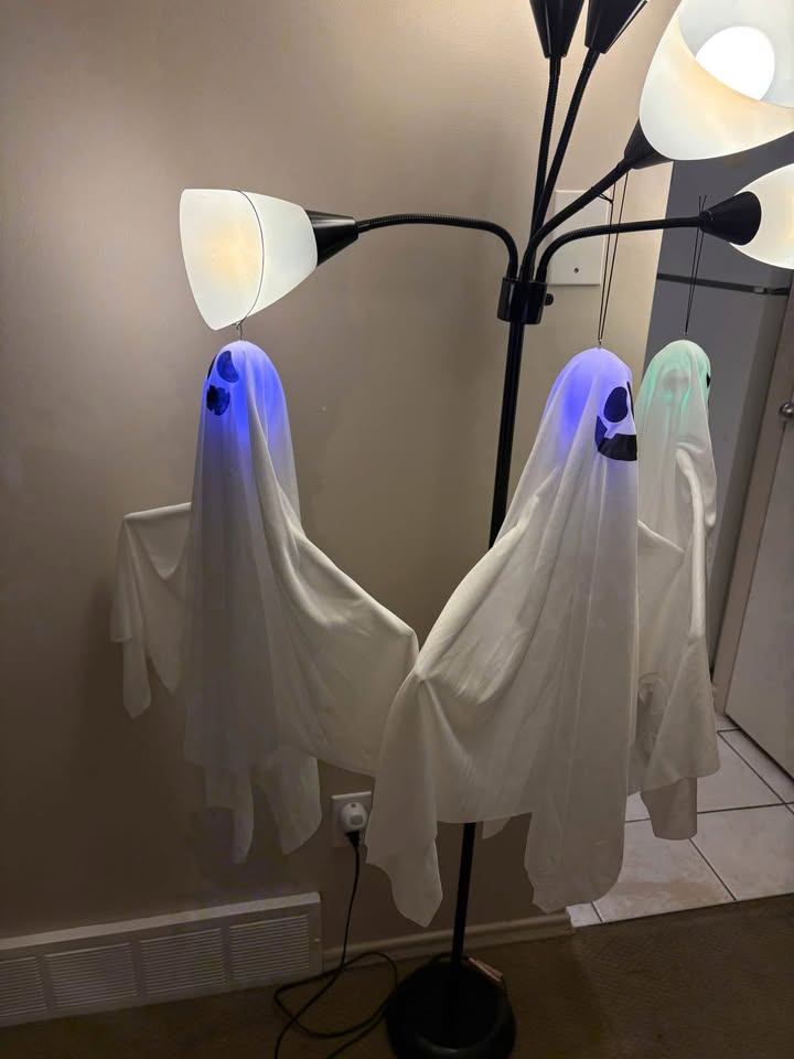NEW Halloween ghost set with LED - photo 2