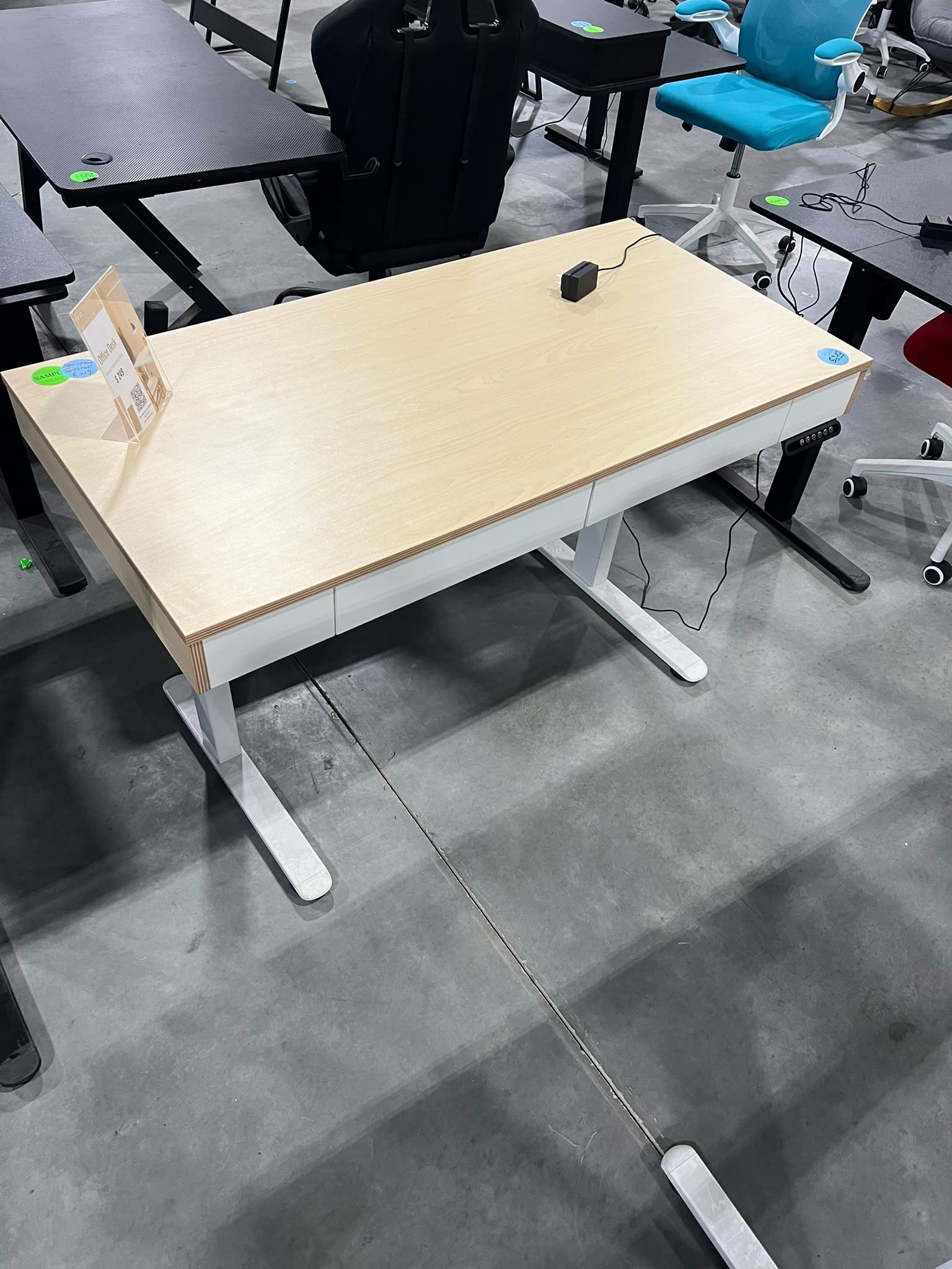 Electric Standing Desk 48"x24" $219 ⚡ Brand New – 2 Drawers