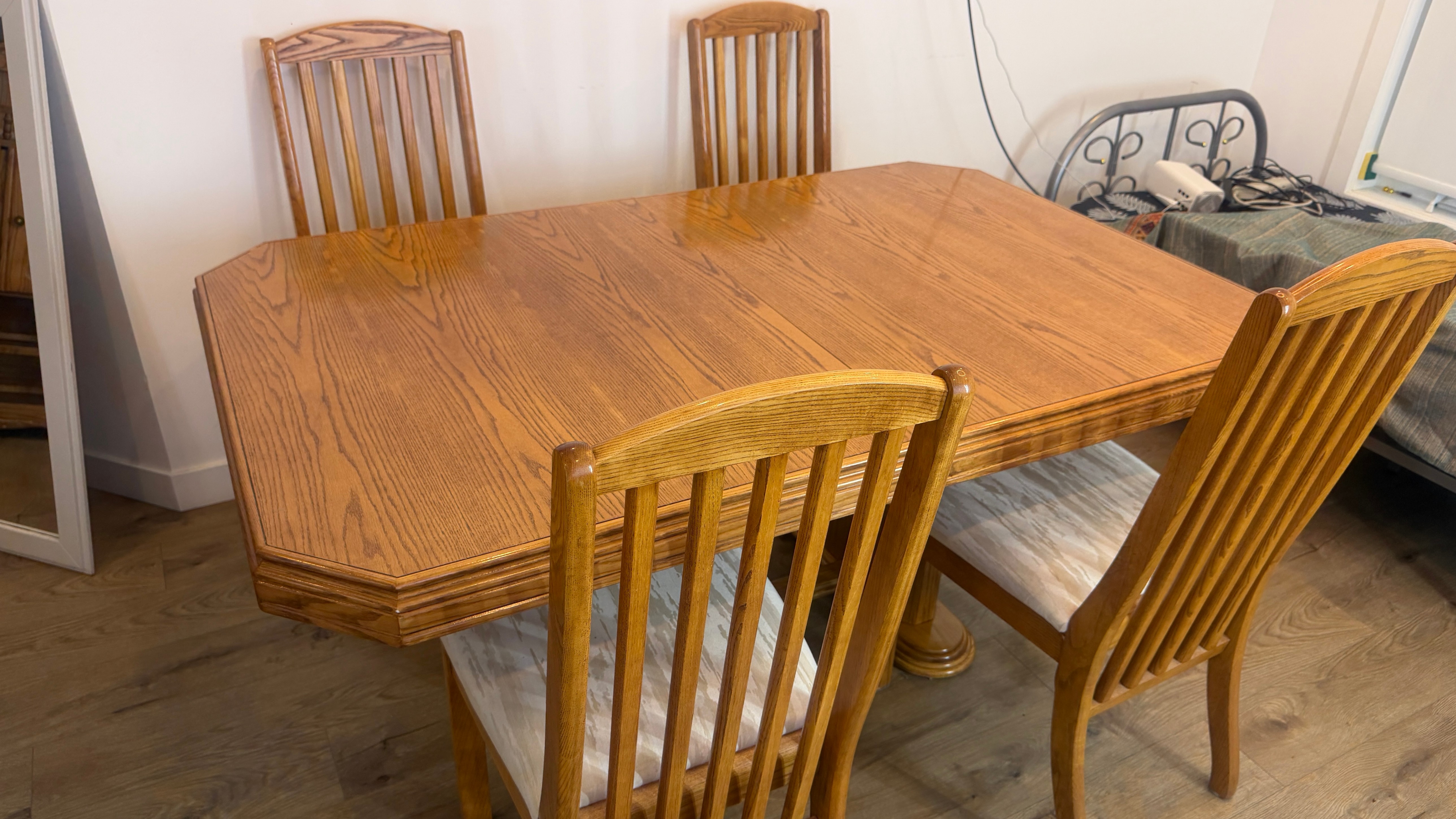 Extendable Dining Table Set with 4 Chairs - photo 4