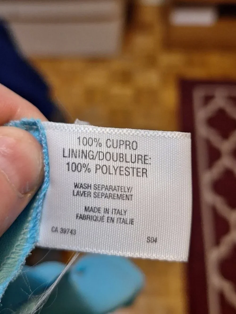 Country Casuals Made in Italy Aqua Blue Cupro Maxi Dress Size 12 - photo 5