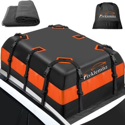 Fivklemnz Car Roof Cargo Carrier Bag