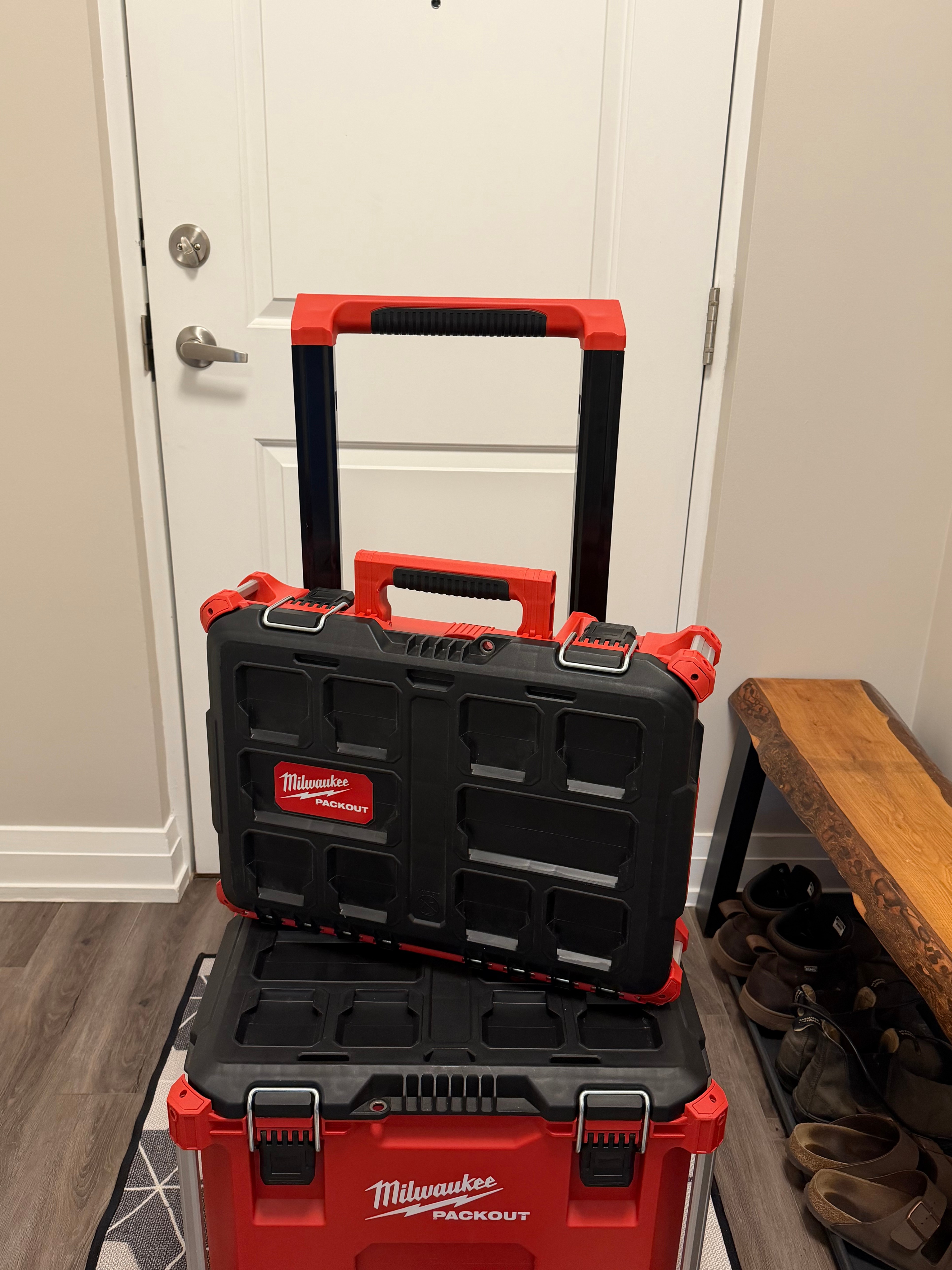 Milwaukee PACKOUT Rolling Tool Box + Medium Tool Box (2-Piece) - photo 5