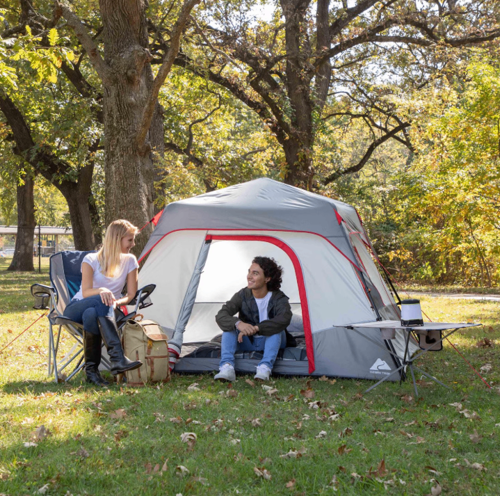 Ozark Trail Instant Cabin Tent + Electric Air Pump