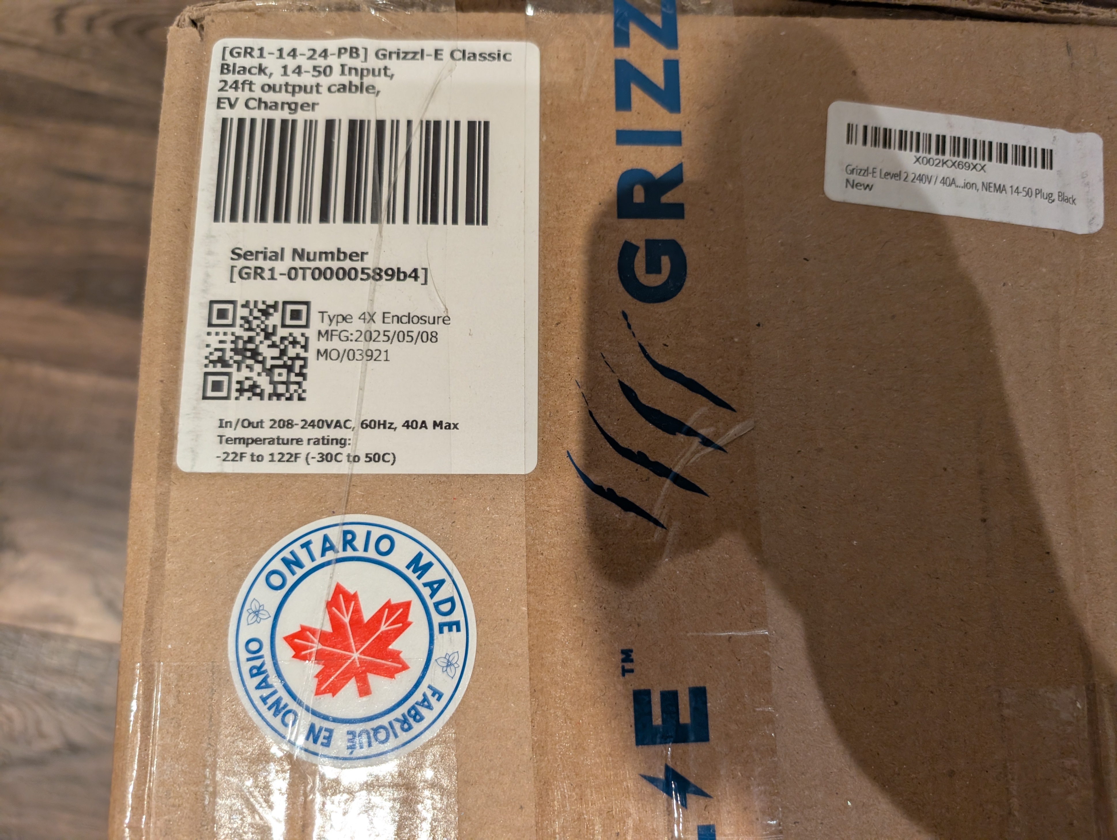 Grizzl-E Level 2 EV Charger – 240V / 40A–NEMA 14-50 / Brand New - photo 5