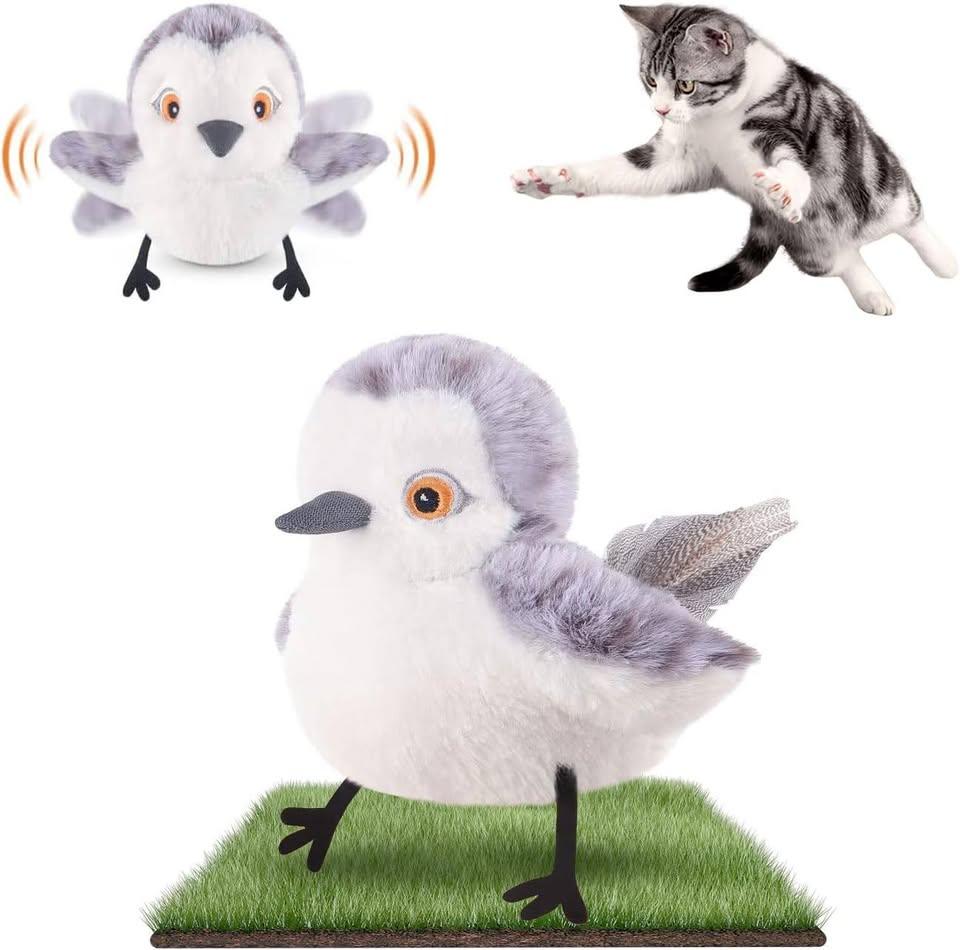Brand New Migipaws Rechargeable Flapping Bird Cat Toy + Catnip