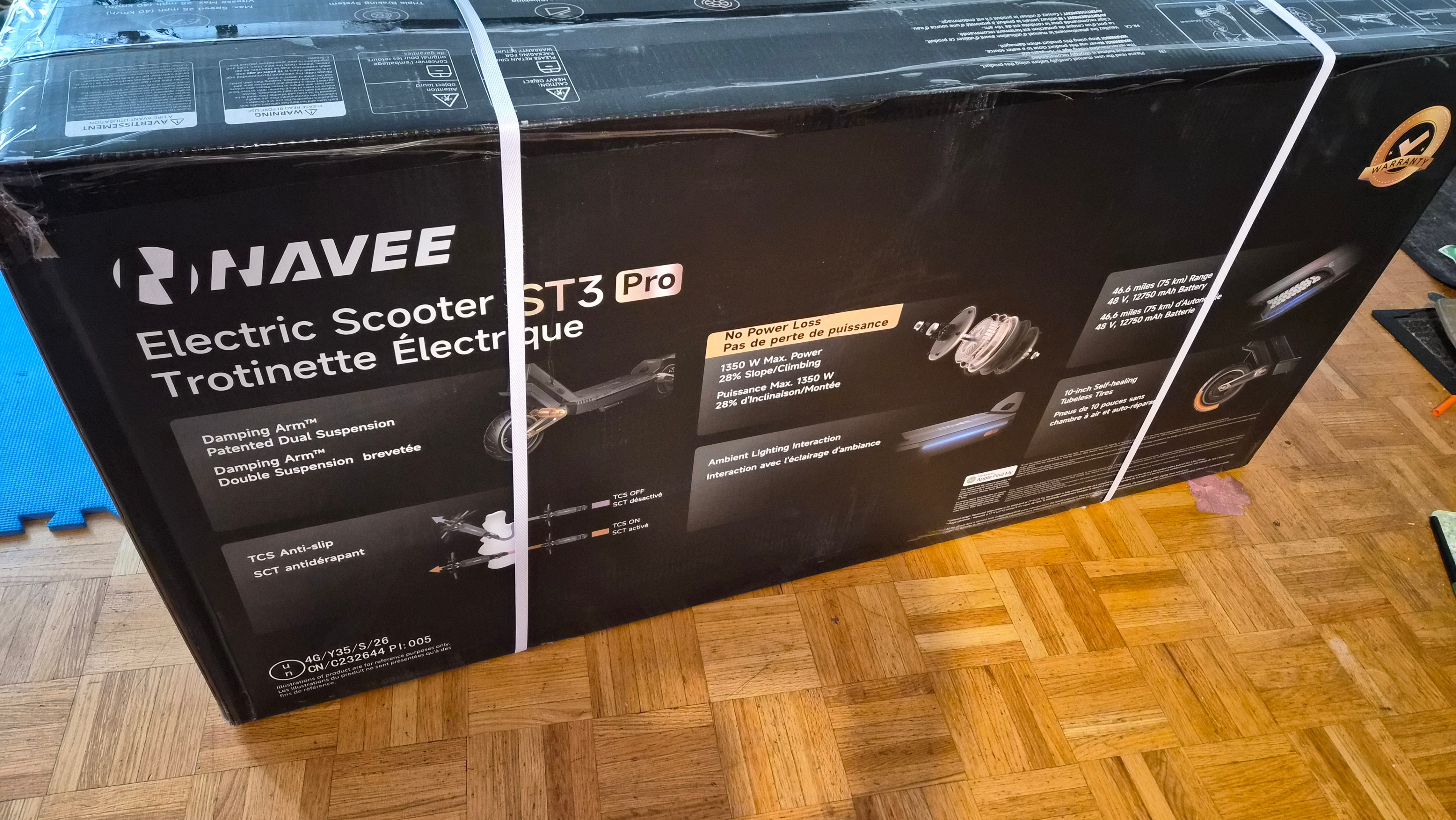 NAVEE ST3 Pro Electric Scooter, Up to 45/40 KM/H Peake
