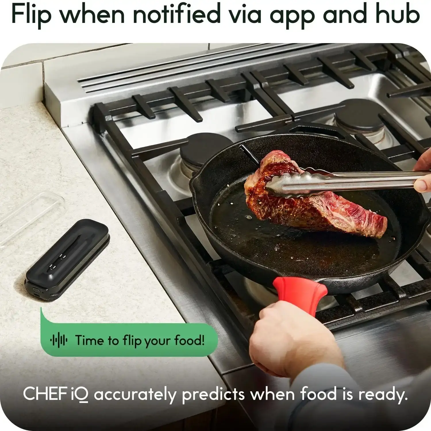 CHEF iQ Smart Wireless Meat Digital Cooking Thermometer - photo 5