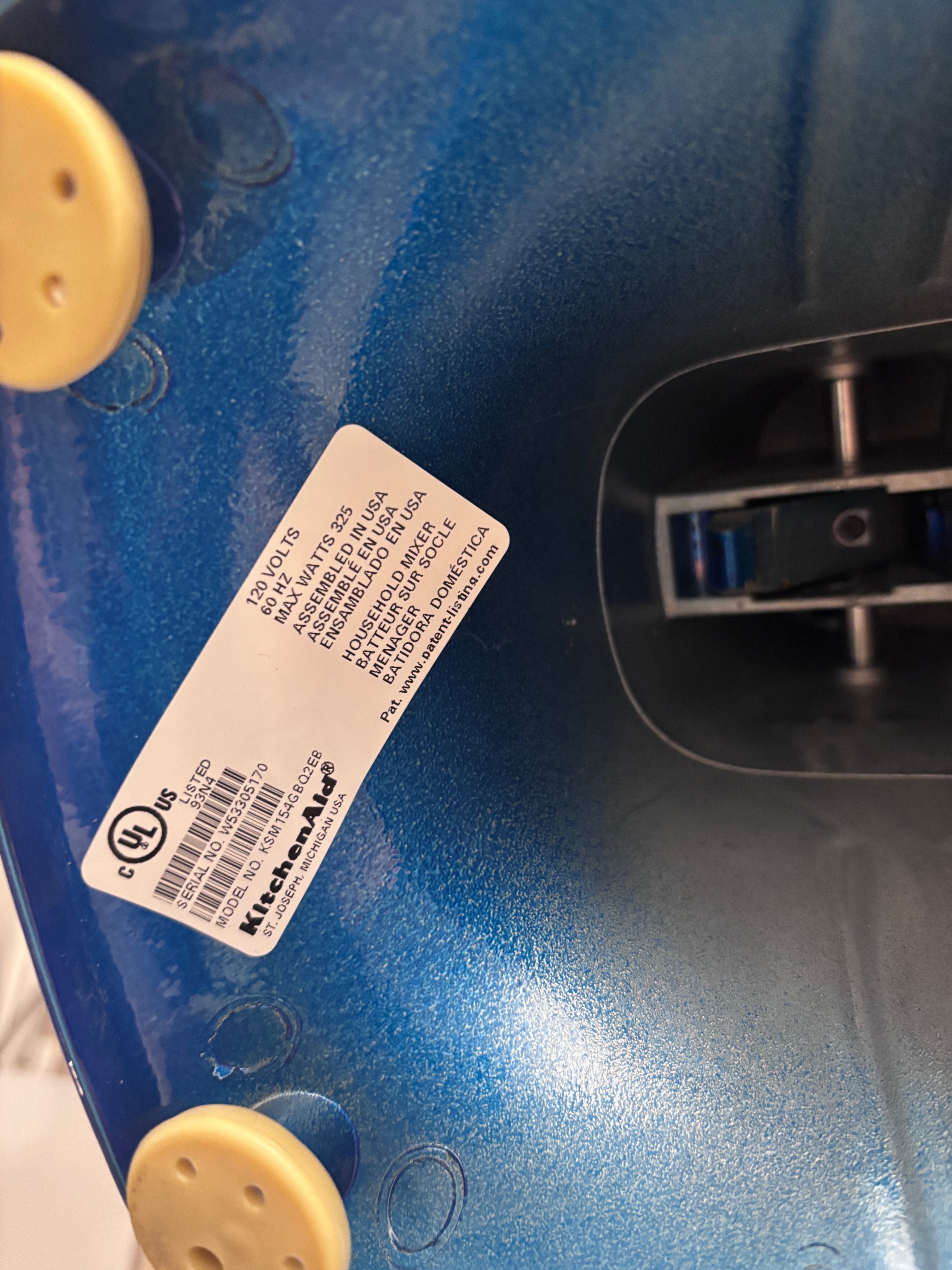 KitchenAid Deluxe Stand Mixer – Blue 💙 - photo 5
