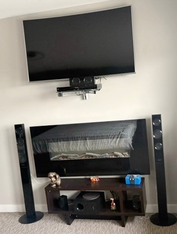 Panasonic 5.1 Home Theatre System + Samsung 55" 4K Smart TV