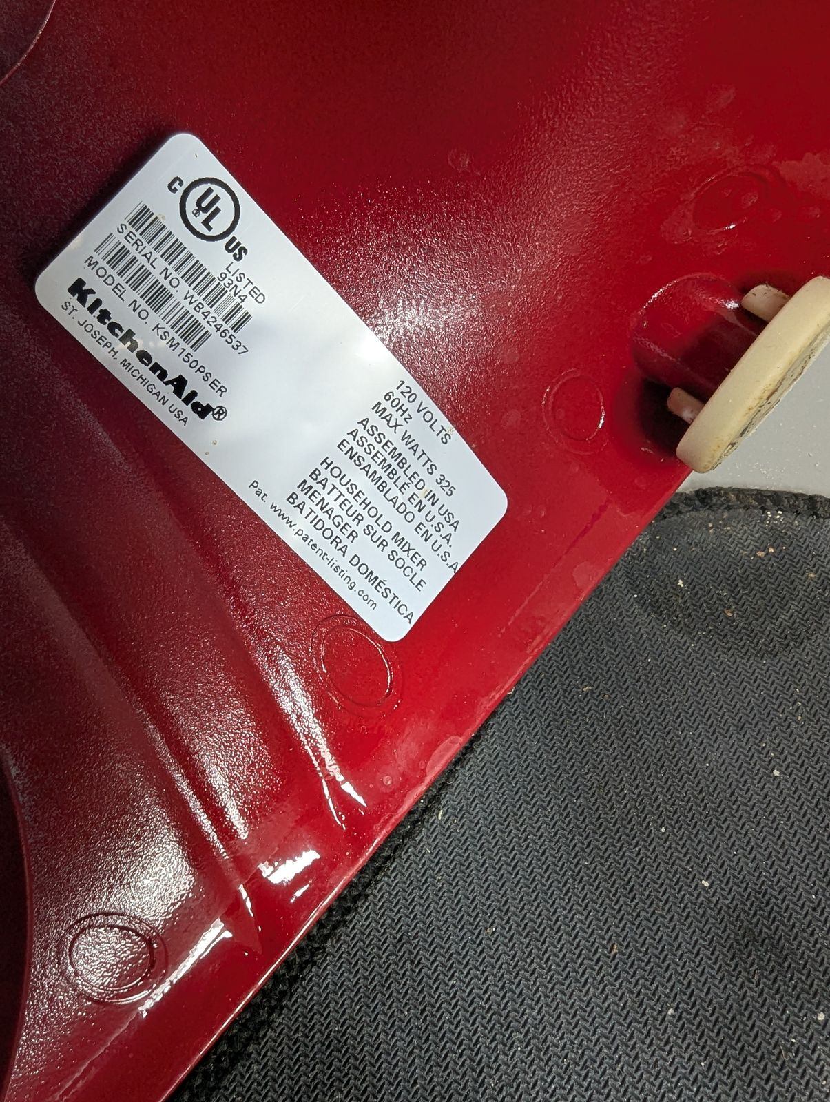Moving Sale – KitchenAid Artisan 5-Qt Mixer - photo 3