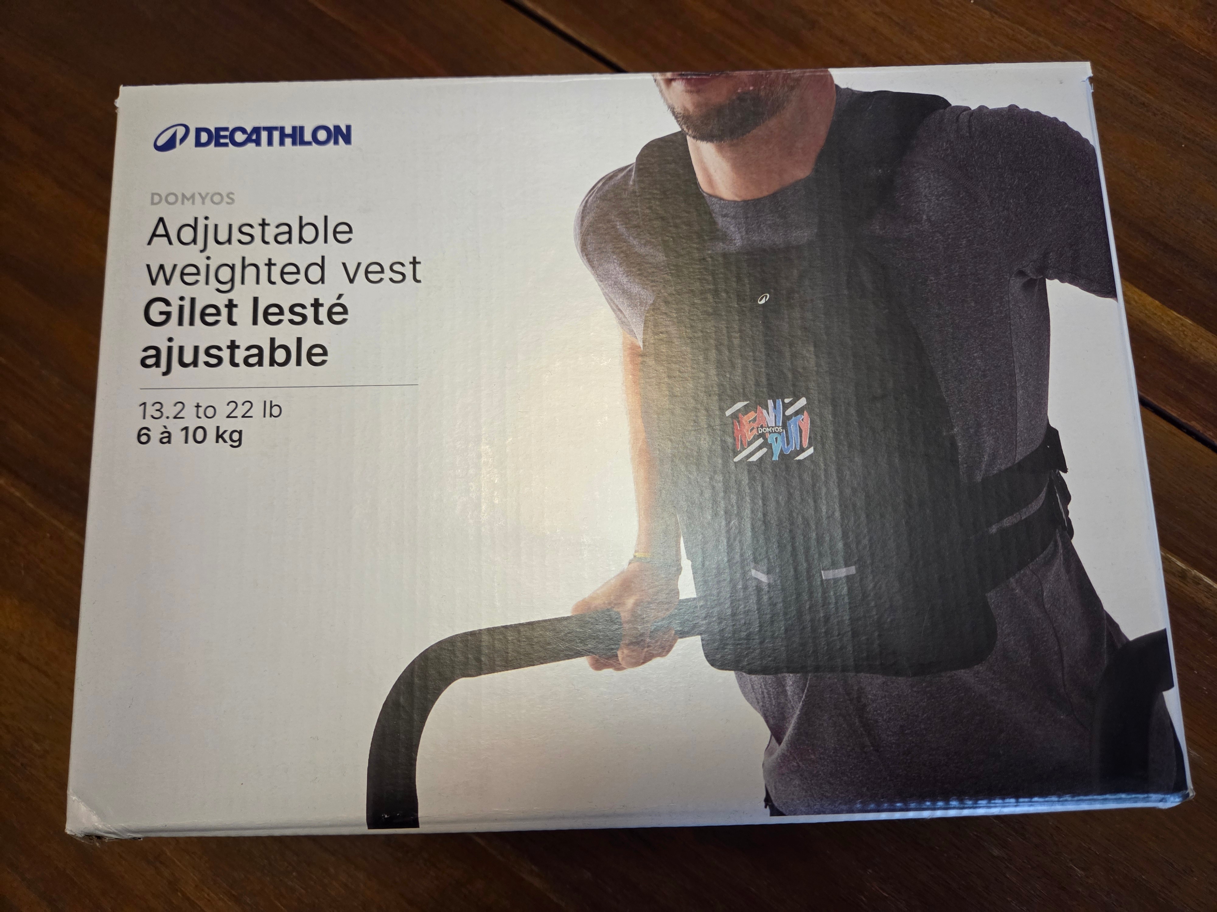 Domyos Weighted Vest 6-10 kg – Worn Once - photo 2